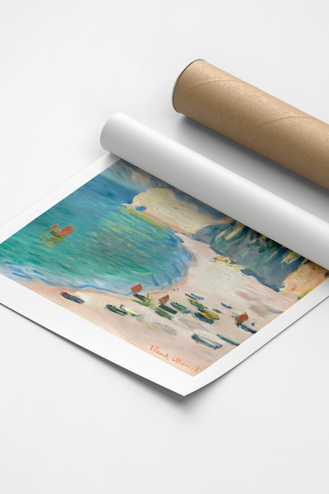 ODA.products-The Beach And The Falaise D'amont, Claude Monet | Ünlü Ressam Tablosu-Tablo-2-Milagron.com