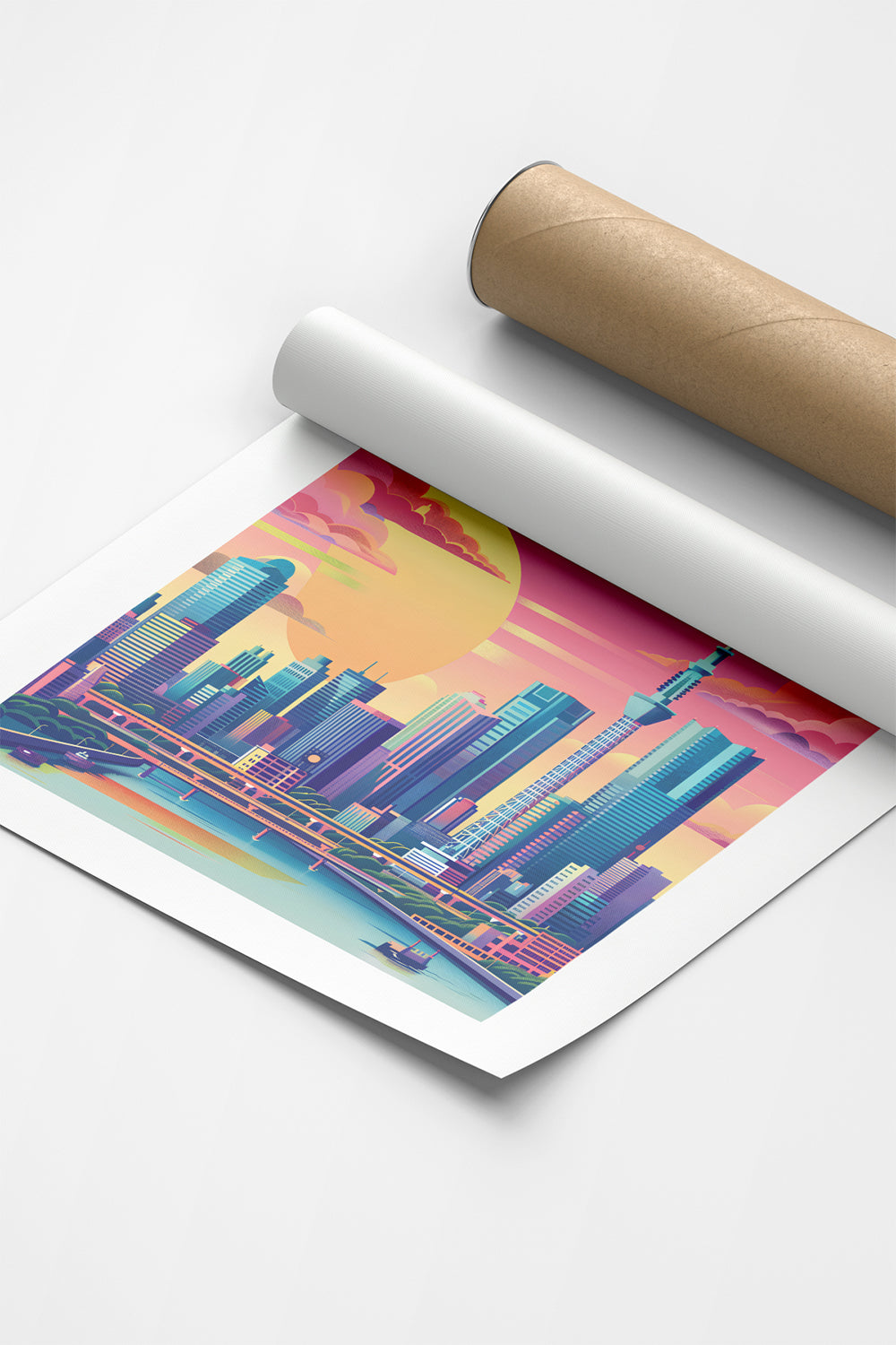 ODA.products-Tokyo İllüstrasyon Şehir Posteri-Tablo-6-Milagron.com