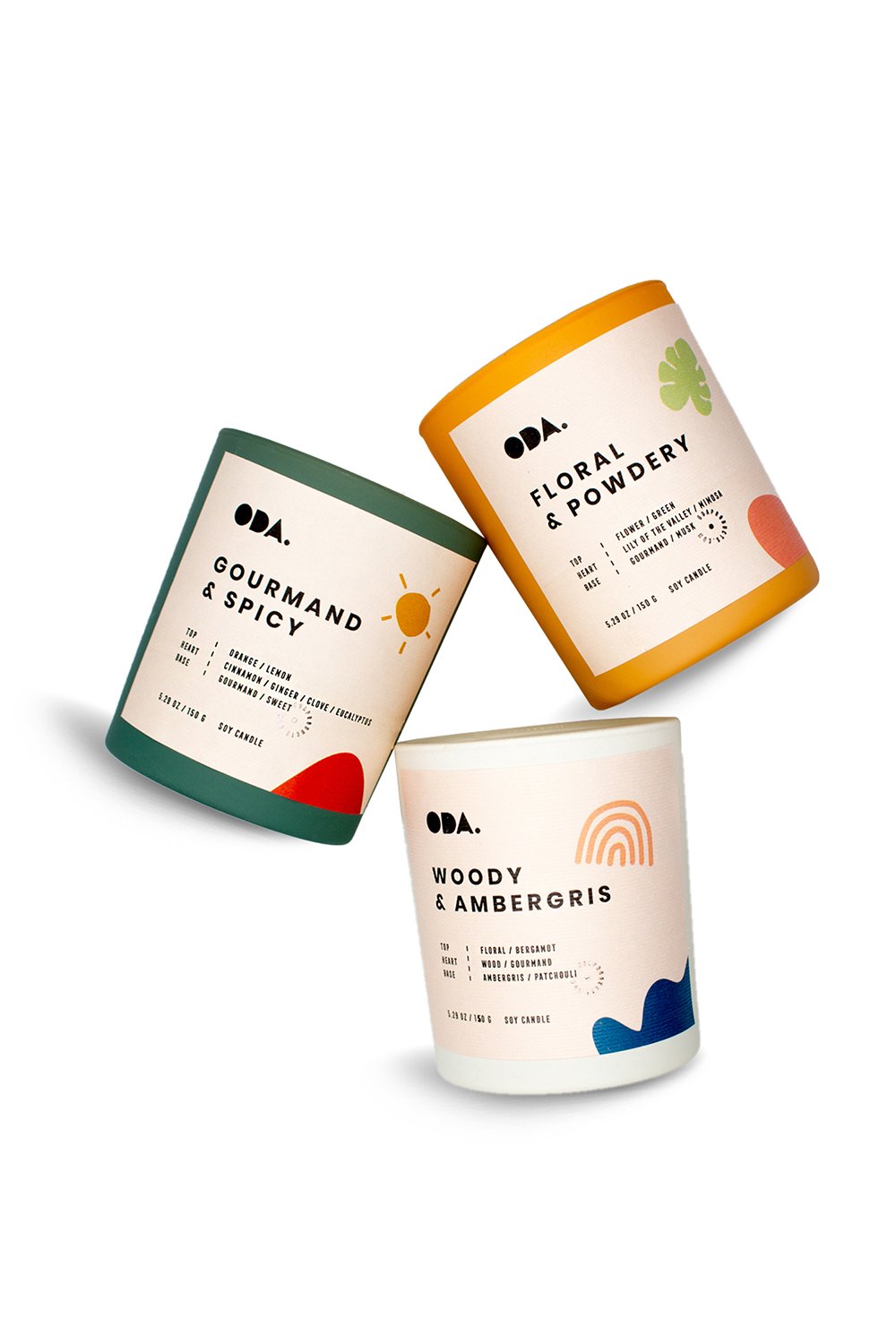 ODA.products-Trio Üçlü Mum Set-Mum-2-Milagron.com