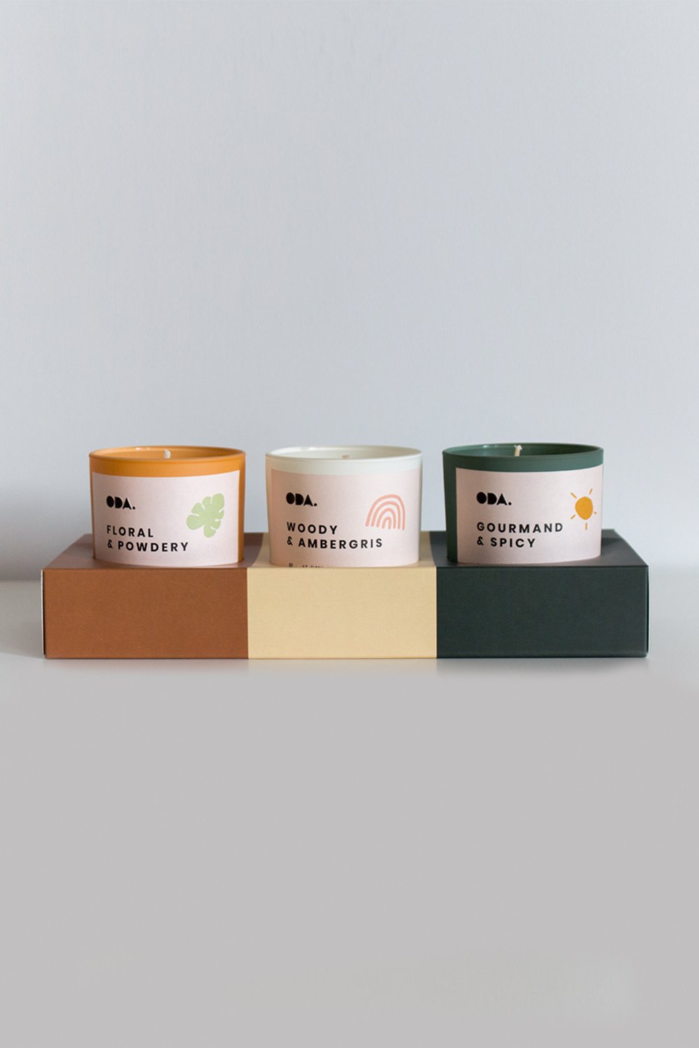 ODA.products-Trio Üçlü Mum Set-Mum-3-Milagron.com