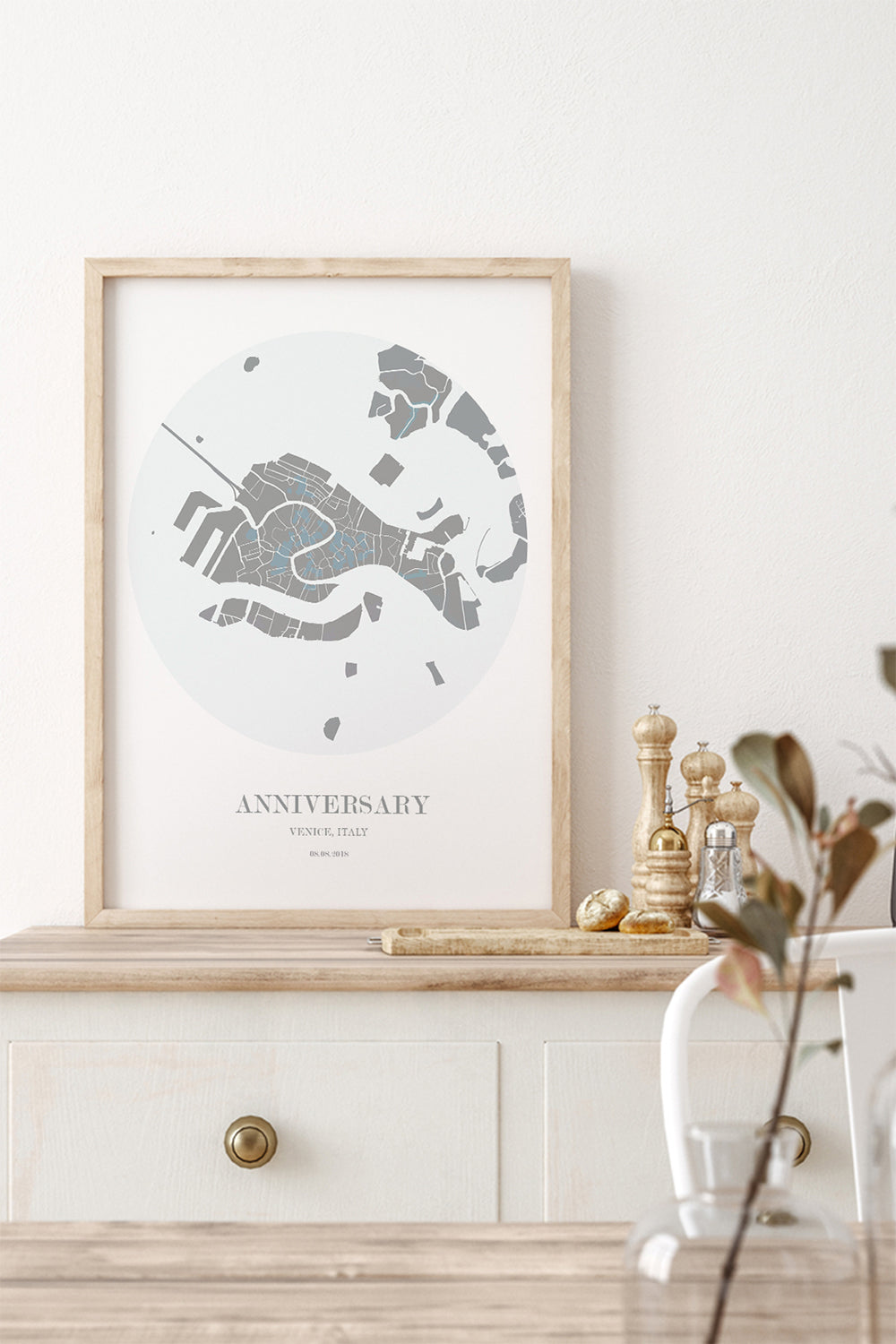 ODA.products-Venice Kişiselleştirilebilir Şehi̇r Haritası-Tablo-1-Milagron.com