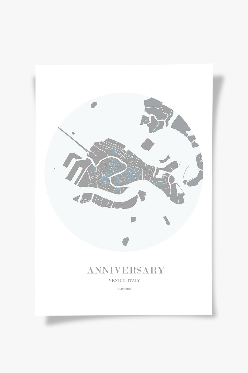 ODA.products-Venice Kişiselleştirilebilir Şehi̇r Haritası-Tablo-5-Milagron.com