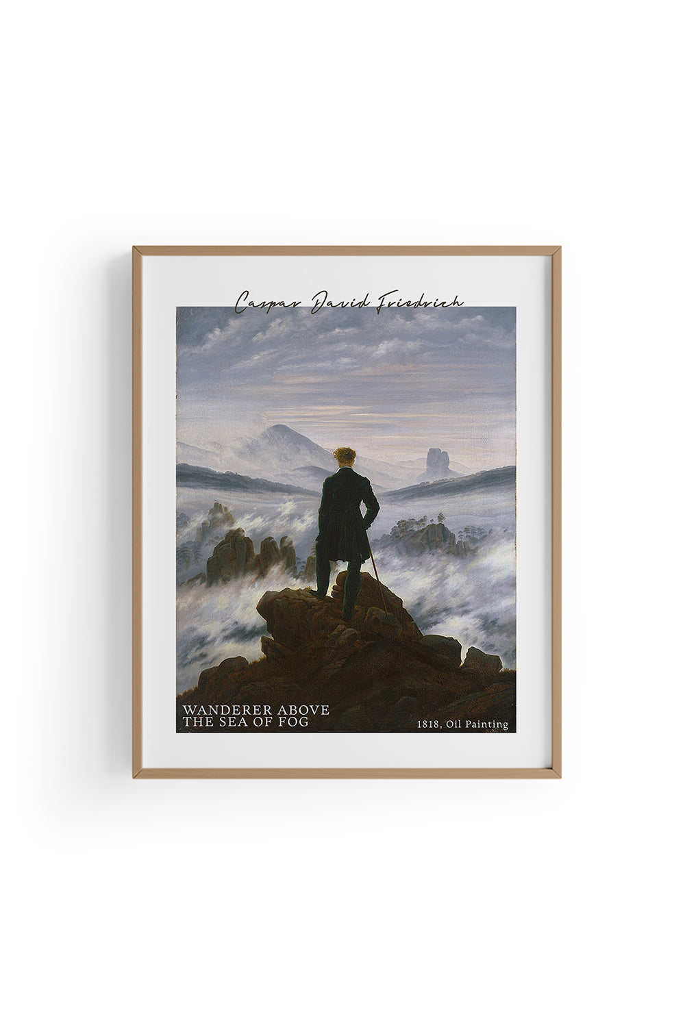 ODA.products-Wanderer Above The Sea Of Fog, Caspar David Friedrich | Ünlü Ressam Tablosu-Tablo-3-Milagron.com
