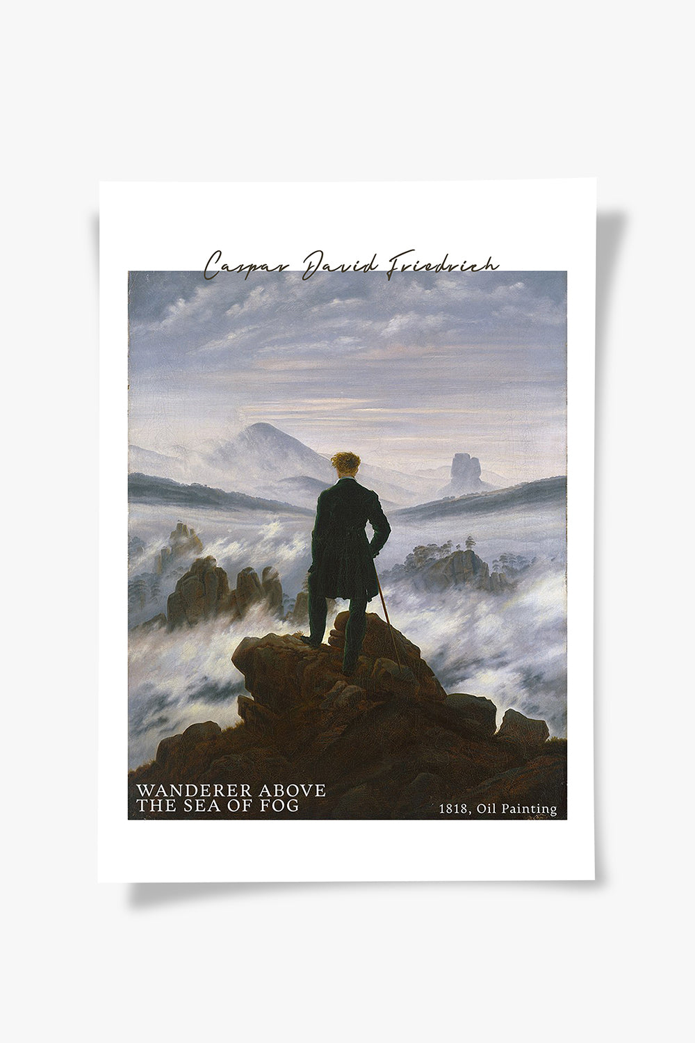 ODA.products-Wanderer Above The Sea Of Fog, Caspar David Friedrich | Ünlü Ressam Tablosu-Tablo-5-Milagron.com