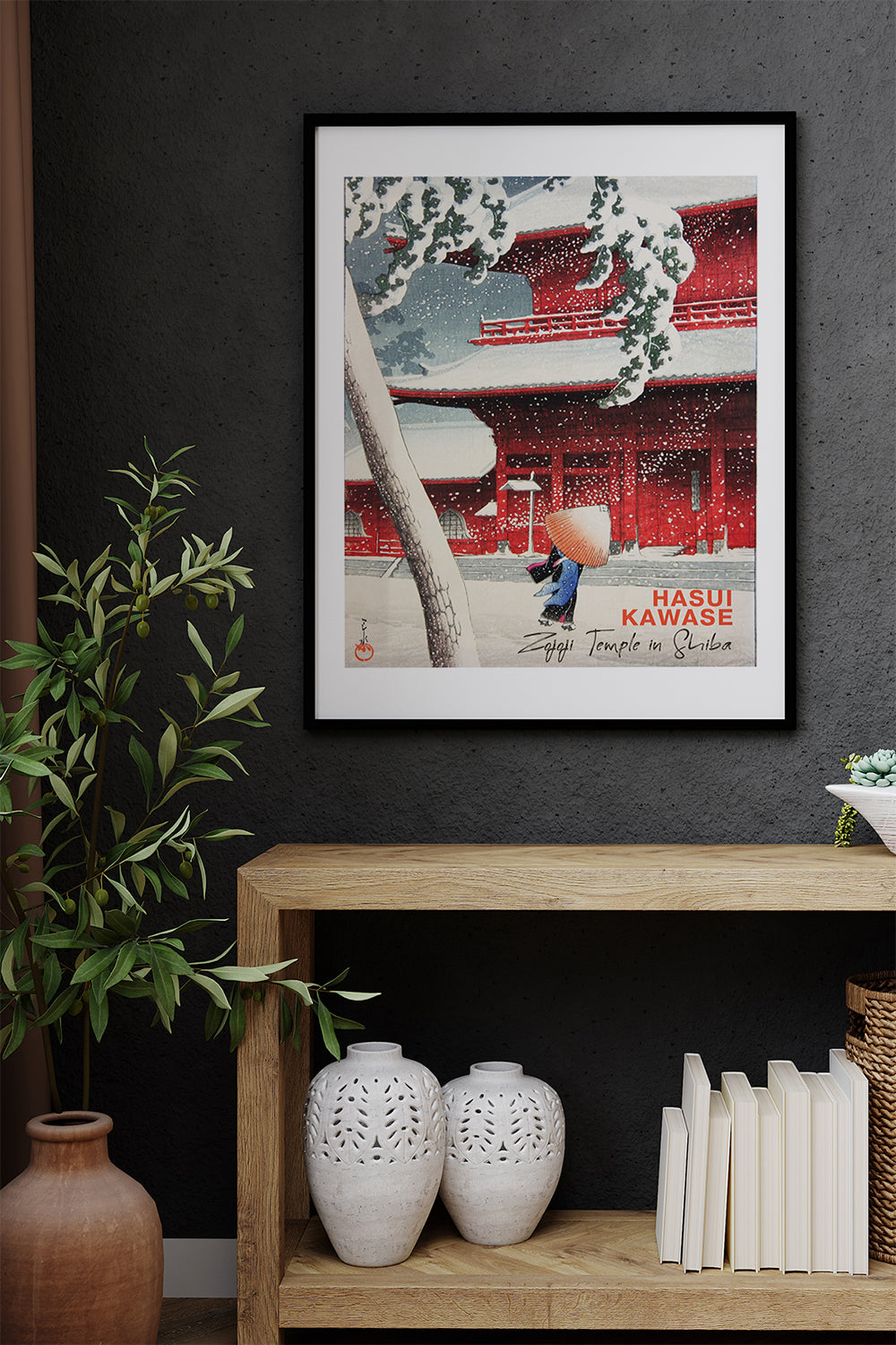 ODA.products-Zojoji Temple İn Shiba, Hasui Kawase | Ünlü Ressam Tablosu-Tablo-1-Milagron.com