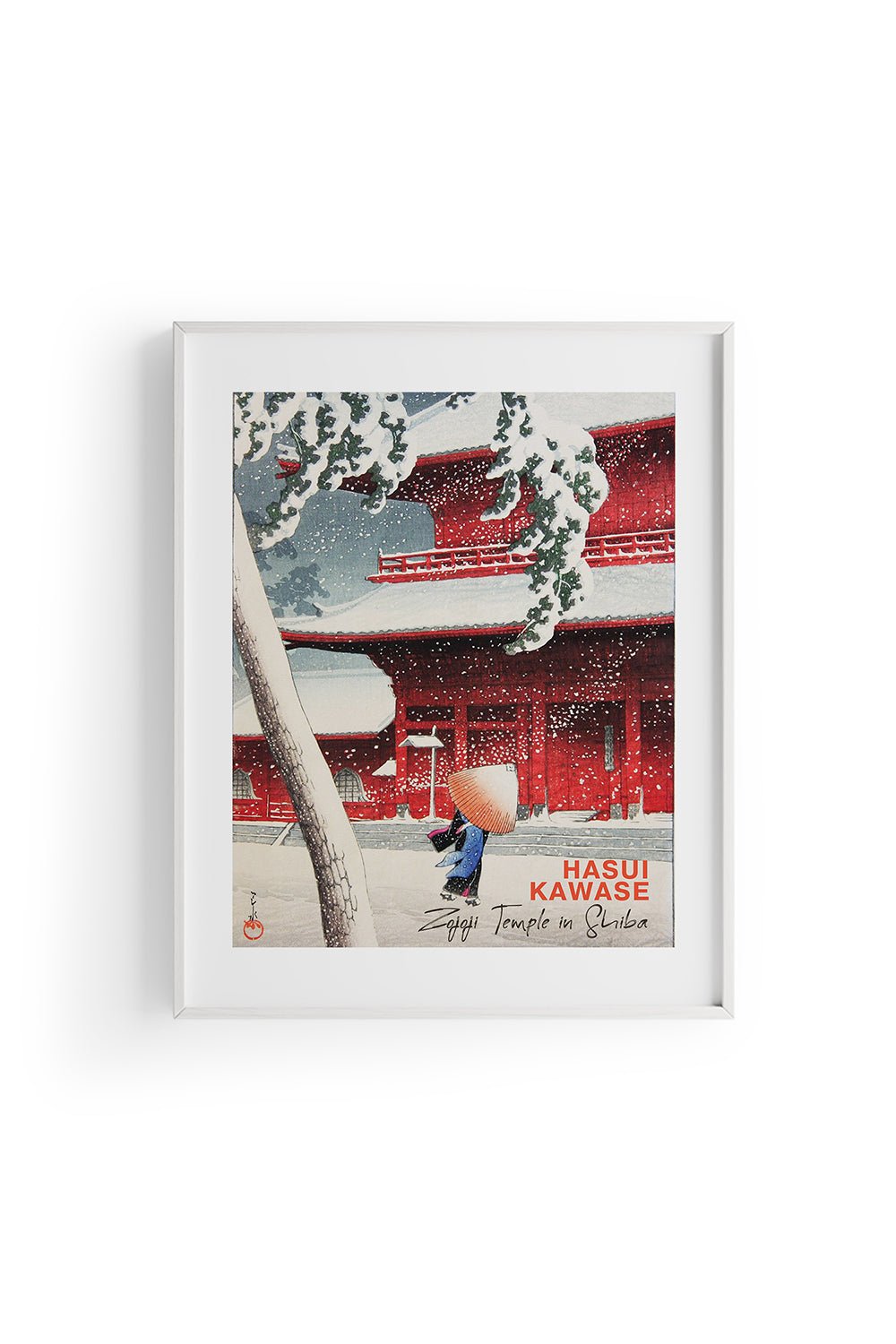 ODA.products-Zojoji Temple İn Shiba, Hasui Kawase | Ünlü Ressam Tablosu-Tablo-2-Milagron.com