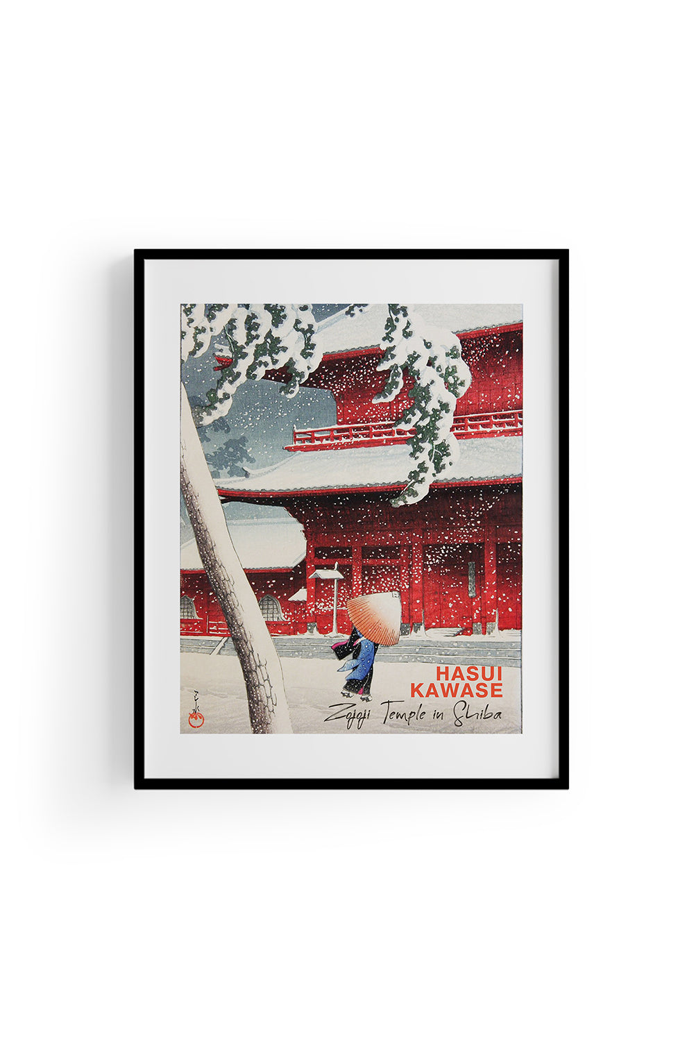 ODA.products-Zojoji Temple İn Shiba, Hasui Kawase | Ünlü Ressam Tablosu-Tablo-4-Milagron.com