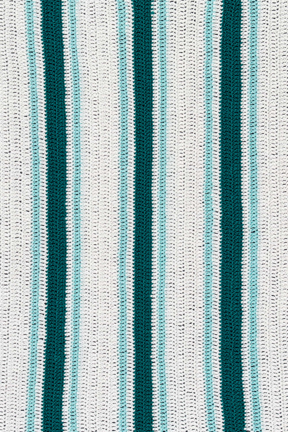 OHM Handmade-Beyaz Mavi Yeşil Stripes El İşi Dantel Örtü-Dantel Örtüler-3-Milagron.com