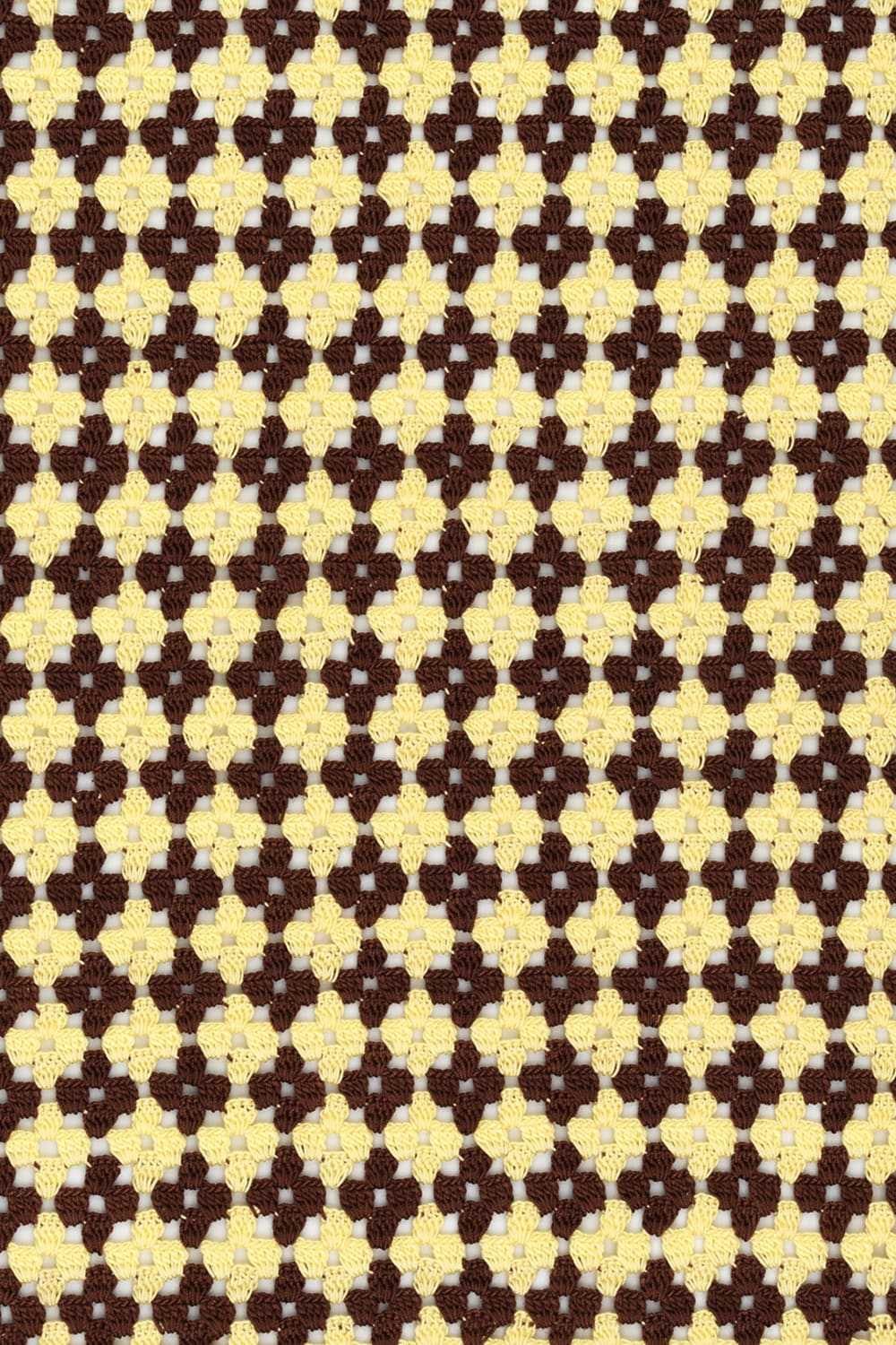 OHM Handmade-Kahverengi Sarı Optimist El İşi Dantel Örtü-Dantel Örtüler-3-Milagron.com