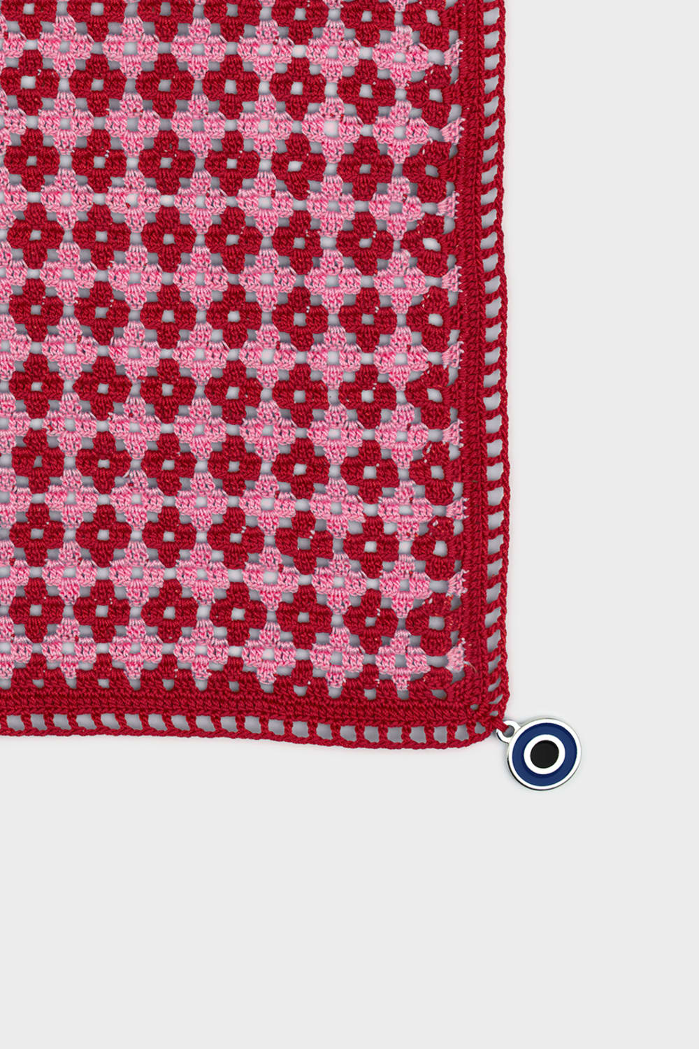 OHM Handmade-Kırmızı Pembe Optimist El İşi Dantel-Dantel Örtüler-2-Milagron.com