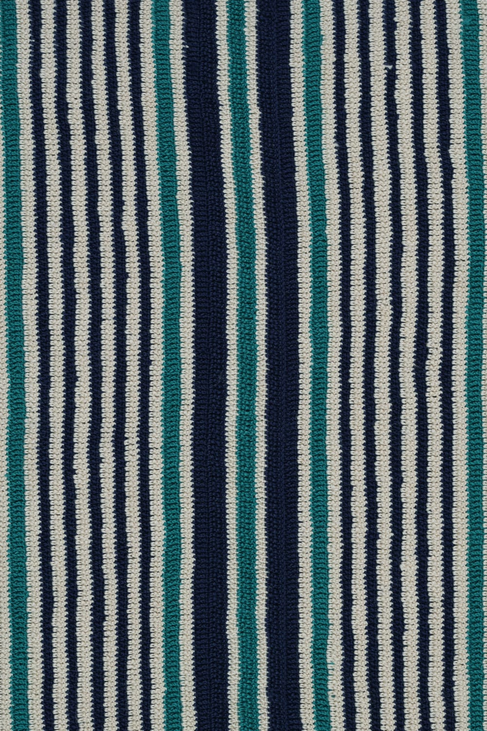 OHM Handmade-Lacivert Bej Yeşil Multi Stripes El İşi Dantel Örtü-Dantel Örtüler-3-Milagron.com