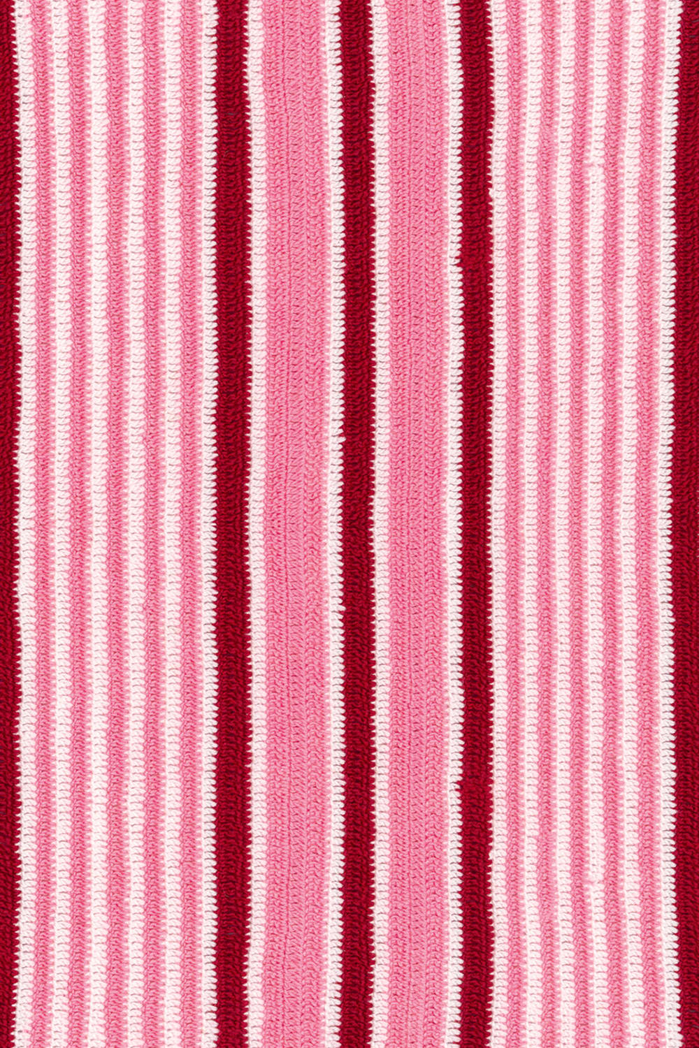 OHM Handmade-Pembe Beyaz Kırmızı Multi Stripes El İşi Dantel Örtü-Dantel Örtüler-3-Milagron.com