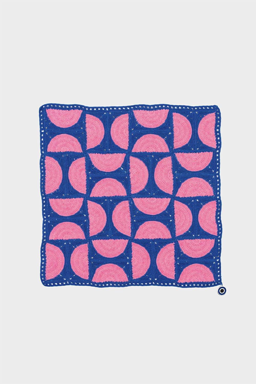 OHM Handmade-Pembe Saks Circus El İşi Dantel Örtü-Dantel Örtüler-1-Milagron.com