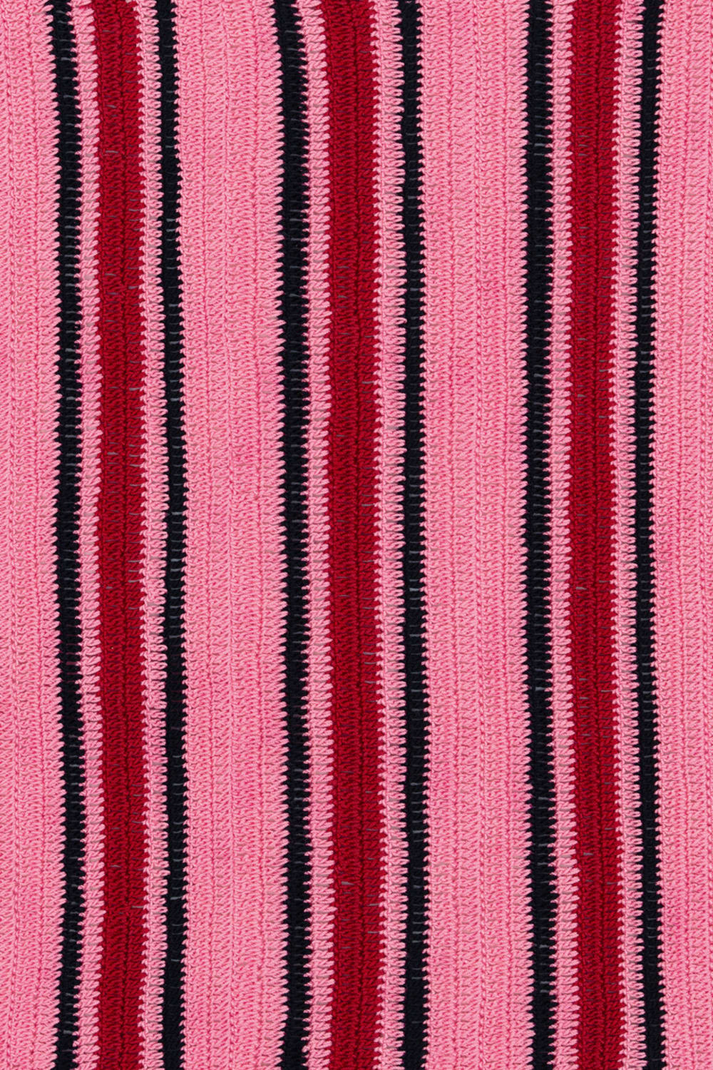 OHM Handmade-Pembe Siyah Kırmızı Stripes El İşi Dantel Örtü-Dantel Örtüler-3-Milagron.com