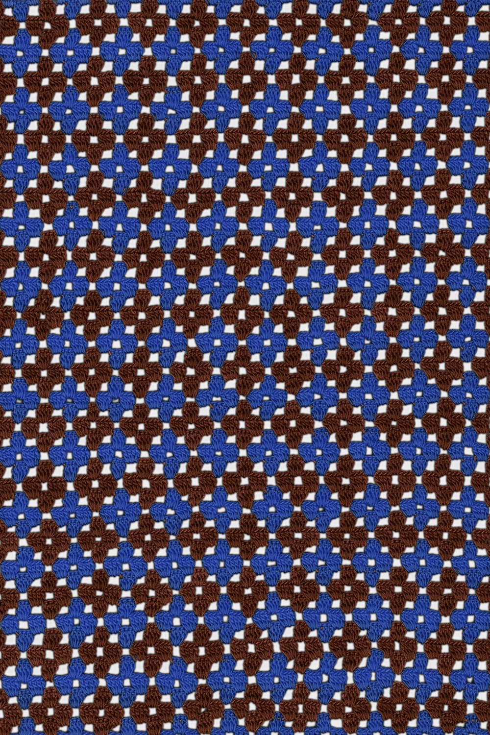 OHM Handmade-Saks Kahverengi Optimist El İşi Dantel Örtü-Dantel Örtüler-3-Milagron.com