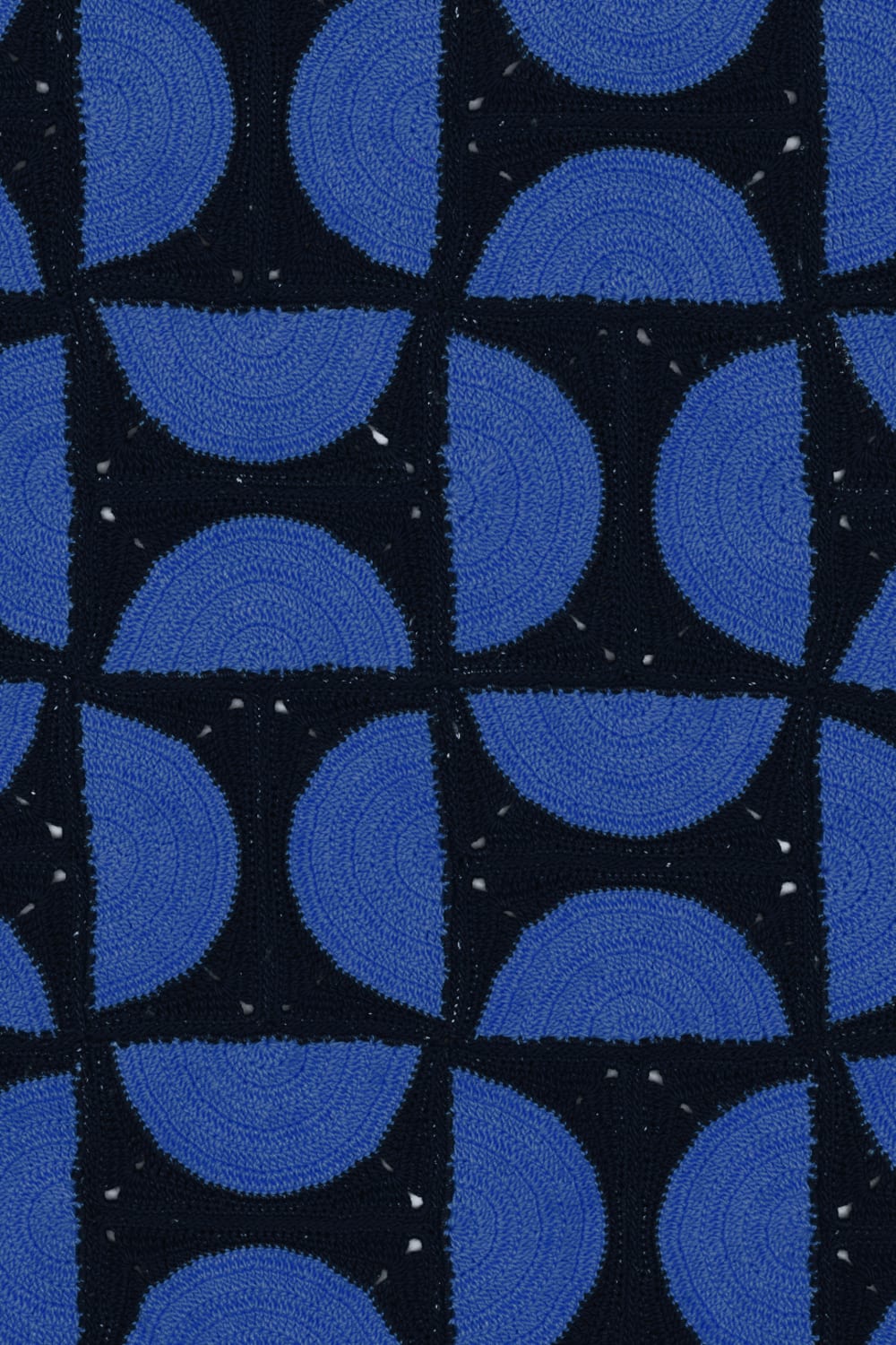 OHM Handmade-Saks Siyah Circus El İşi Dantel Örtü-Dantel Örtüler-3-Milagron.com