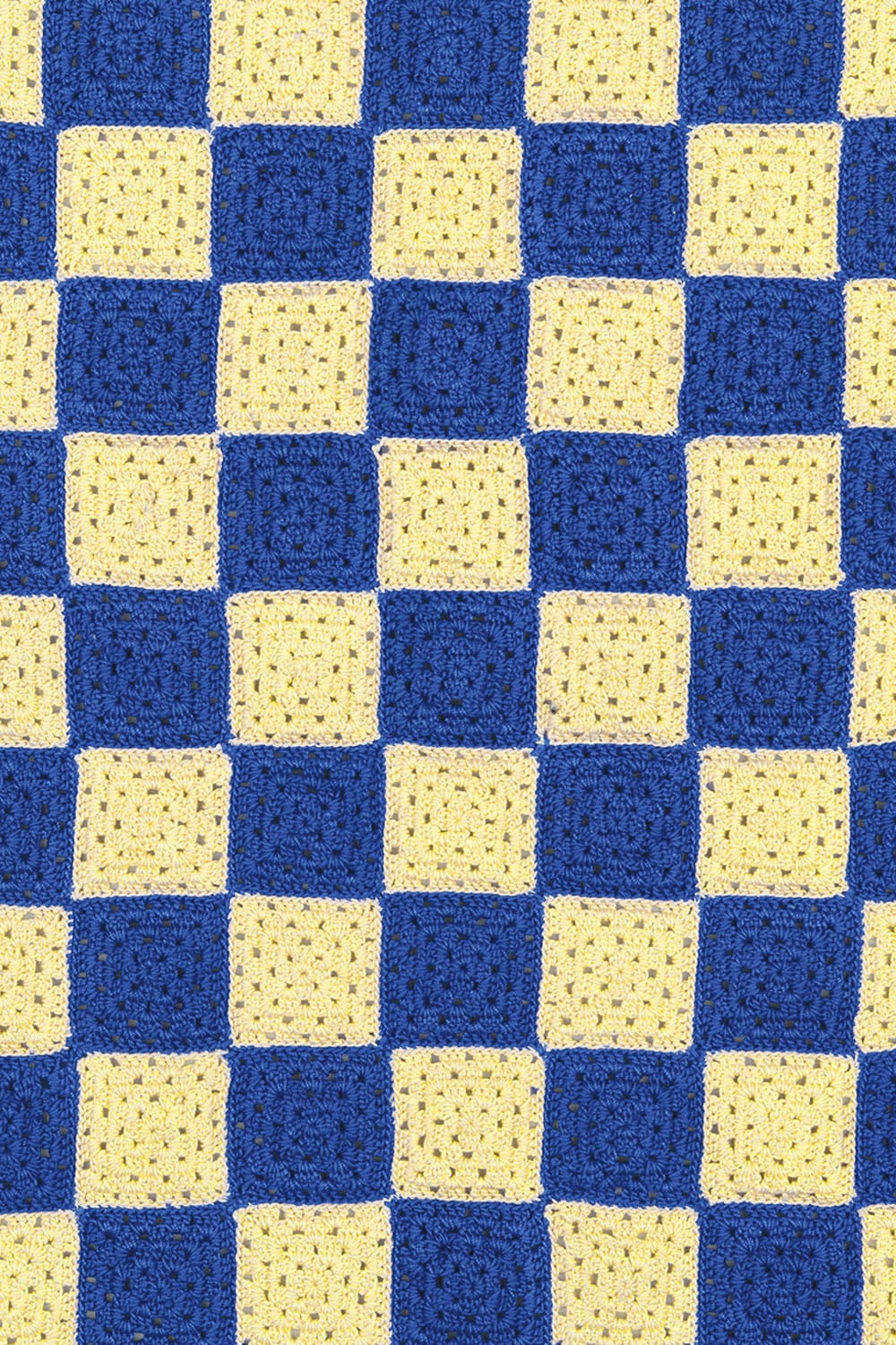 OHM Handmade-Sarı Mavi Checkered El İşi Dantel Örtü-Dantel Örtüler-3-Milagron.com