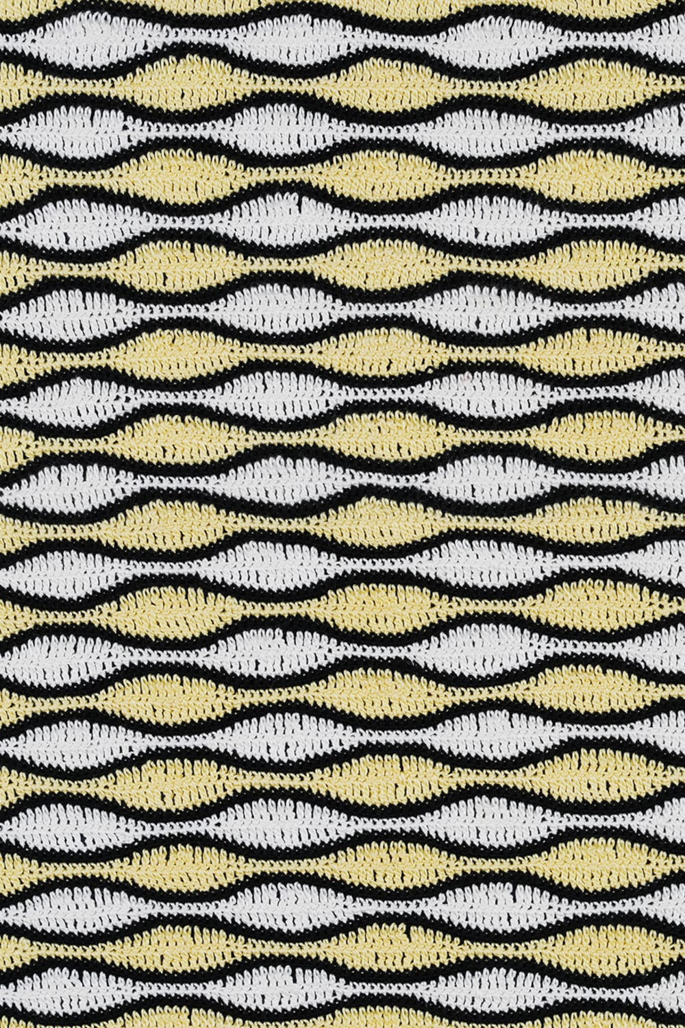 OHM Handmade-Sarı Siyah Krem Waves El İşi Dantel Örtü-Dantel Örtüler-3-Milagron.com