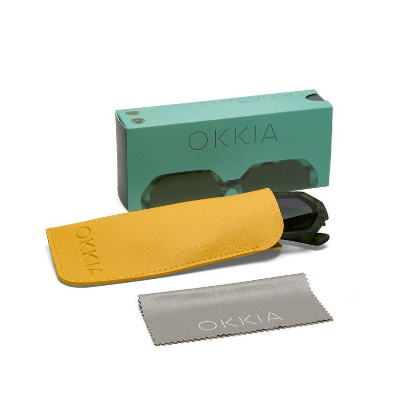 Okkia Andrea Altıgen Unisex Güneş Gözlüğükale Havana
