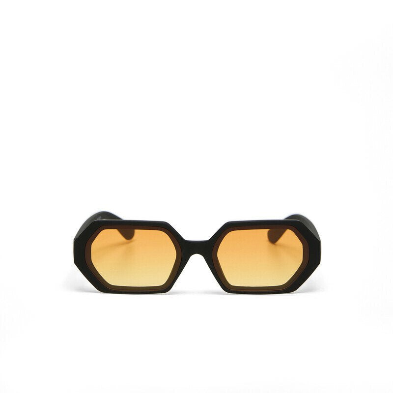 Okkia Andrea Altıgen Unisex Güneş Gözlüğüsiyah / Lens : Sarı