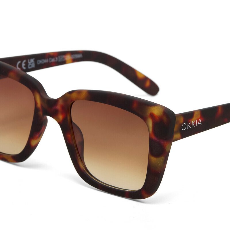 Okkia Elba Unisex Güneş Gözlüğühavana / Lens : Kahverengi Gradyan