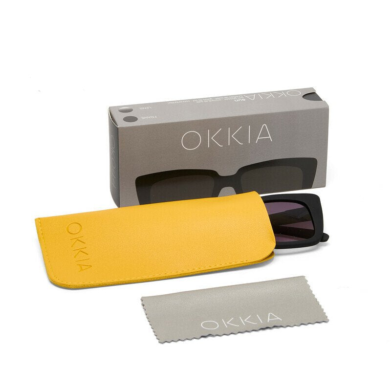 OKKIA-Okkia Elba Unisex Güneş Gözlüğüsiyah / Lens : Siyah Gradyan-Güneş Gözlüğü-4-Milagron.com