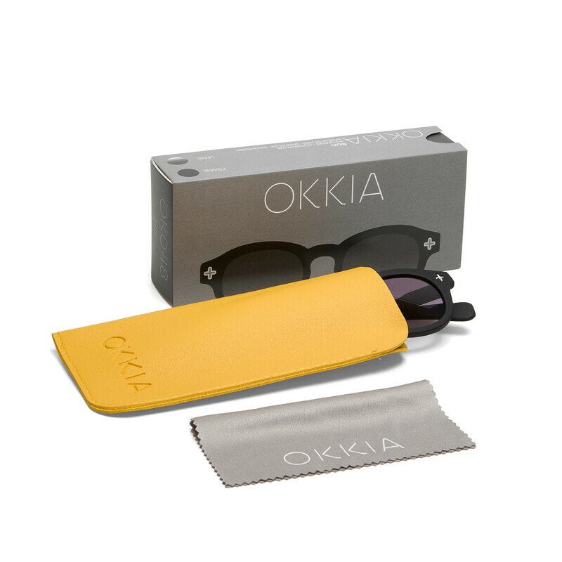 Okkia Milano Unisex Güneş Gözlüğü Siyah / Lens: Siyah Gradyan