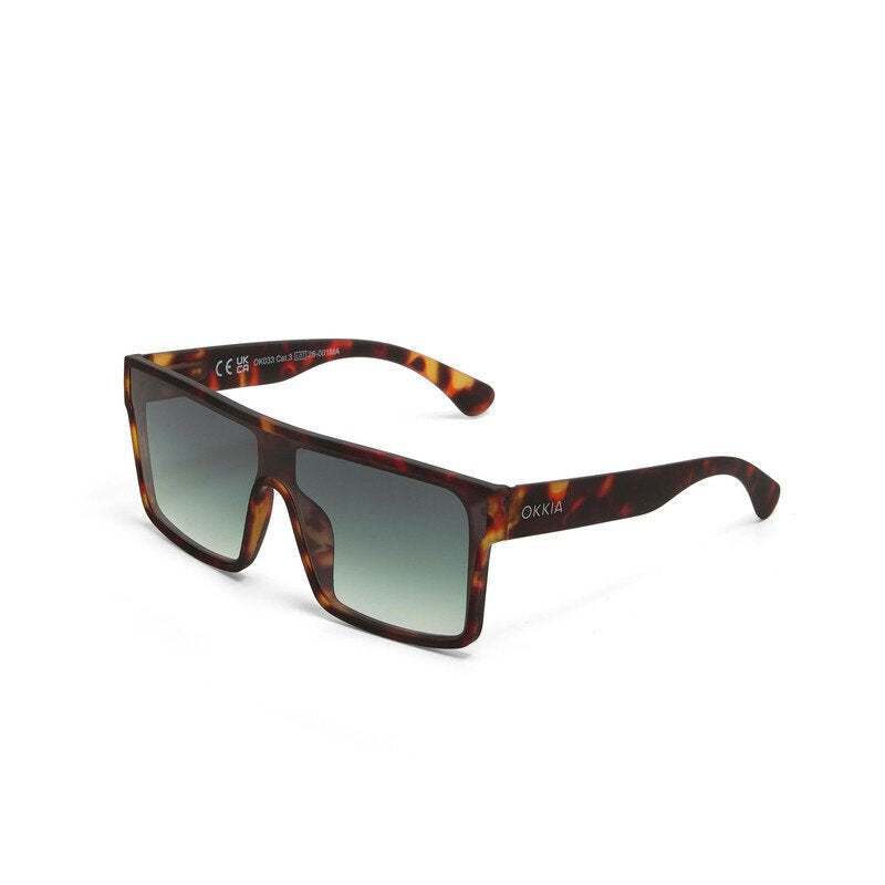 Okkia Tokyo Unisex Güneş Gözlüğühavana / Lens : Yeşil