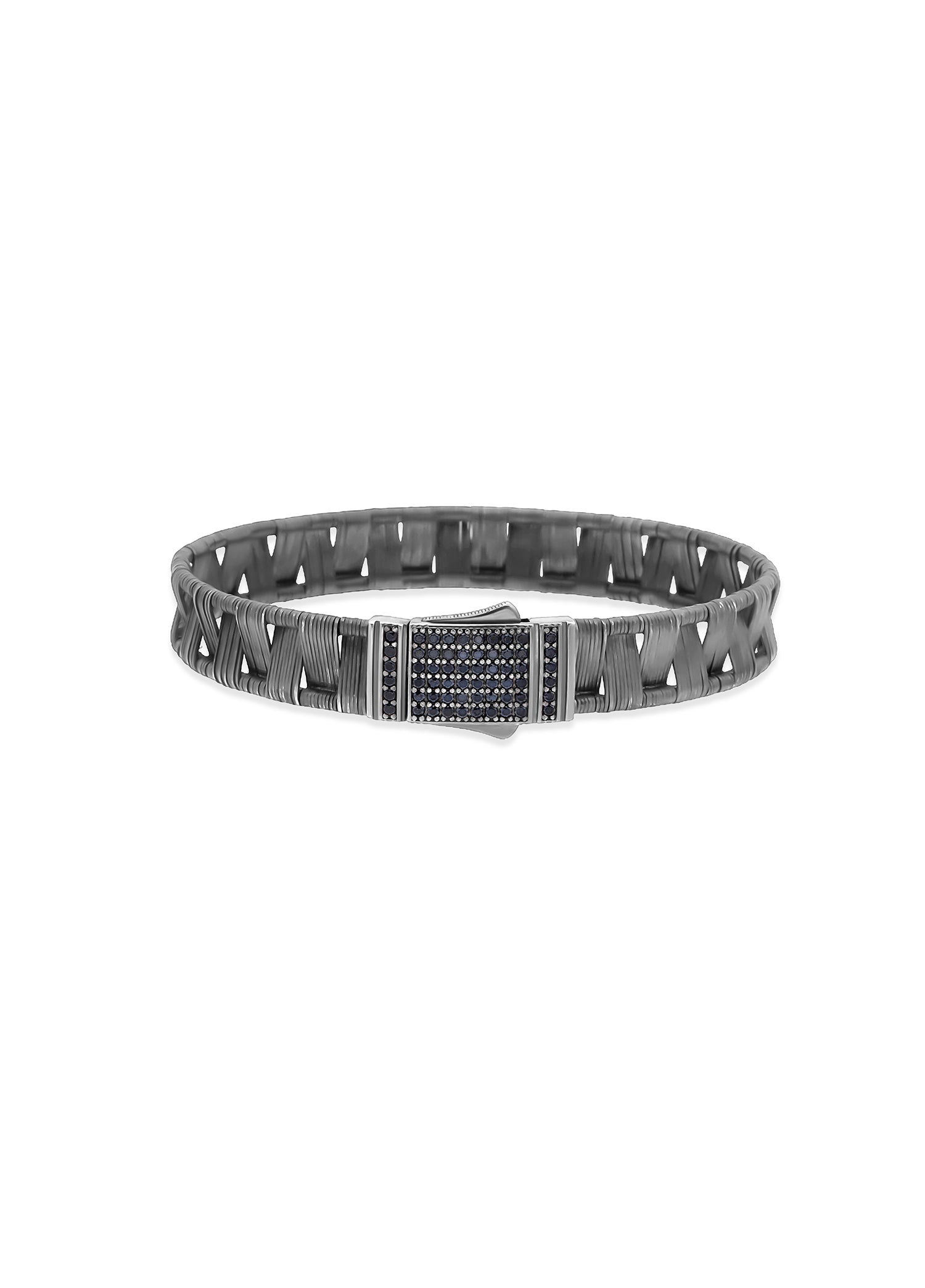 Noctra Cross Silver Erkek Bileklik