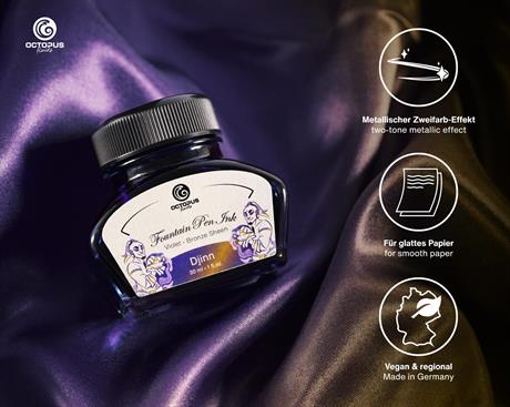 Octopus Fluids-Octopus Fluids Djinn Revnaklı Mürekkep 30 Ml-Mürekkep-4-Milagron.com