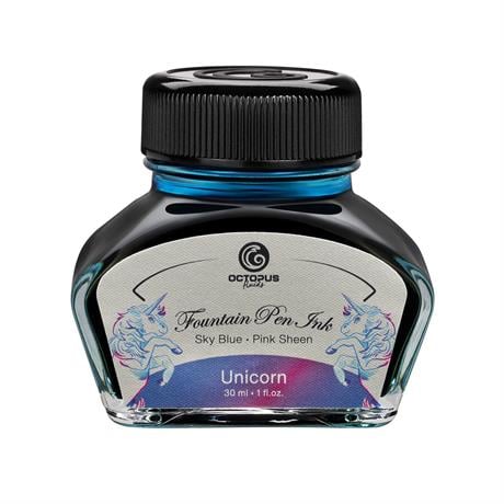 Octopus Fluids-Octopus Fluids Dolma Kalem Revnaklı şişe Mürekkep 30 Ml Unicorn-Şişe Mürekkep-1-Milagron.com