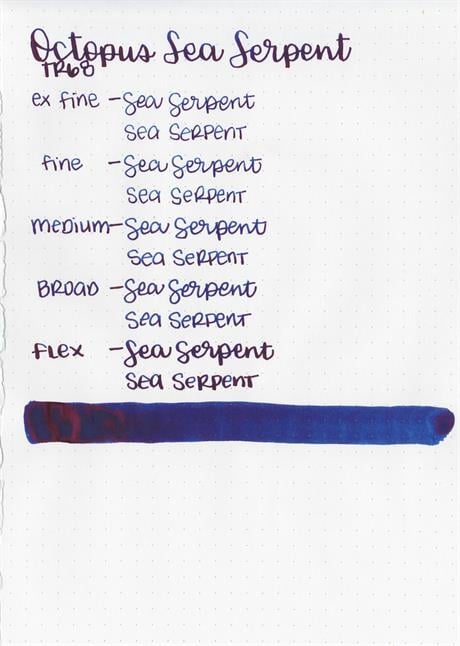 Octopus Fluids-Octopus Fluids Dolma Kalem Revnaklı şişe Mürekkep 30 Ml Sea Serpent-Mürekkep-6-Milagron.com