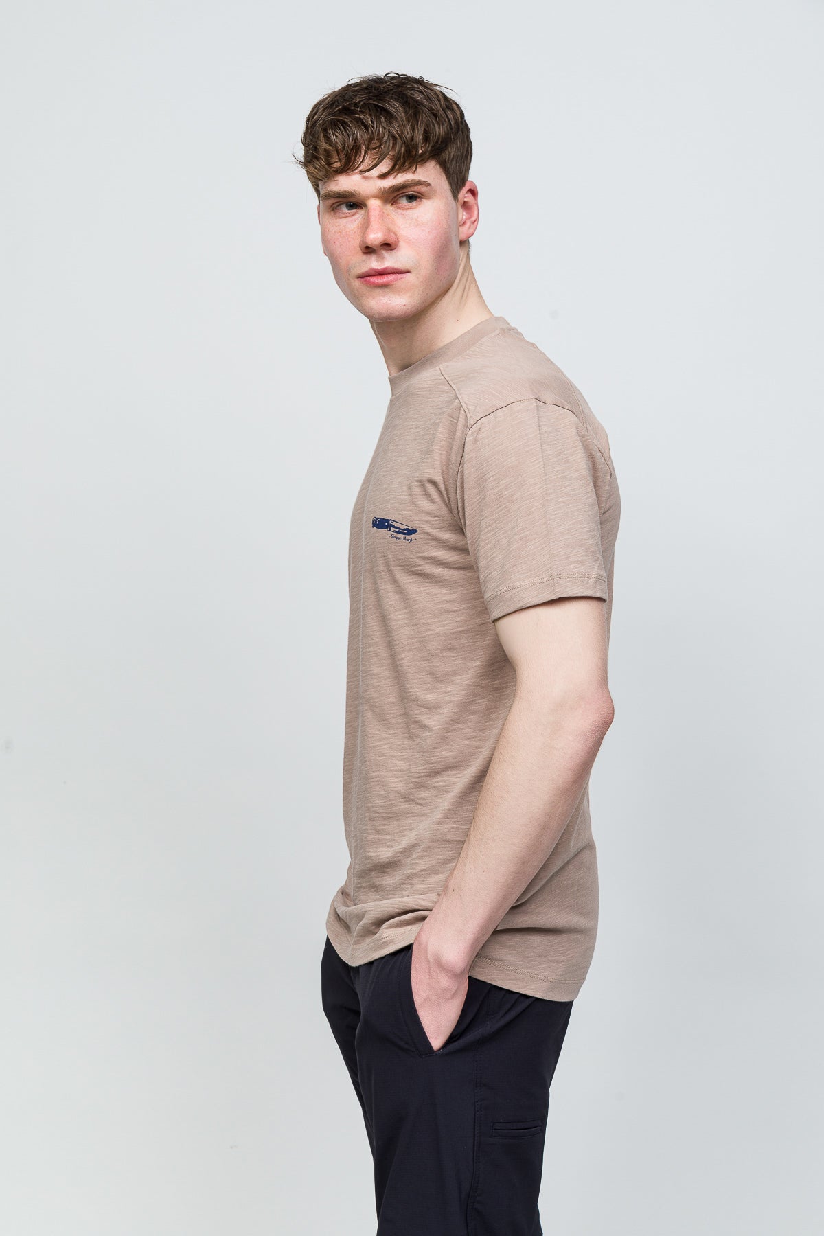 Bushcraft T-Shirt %100 Pamuk Printed - Vizon