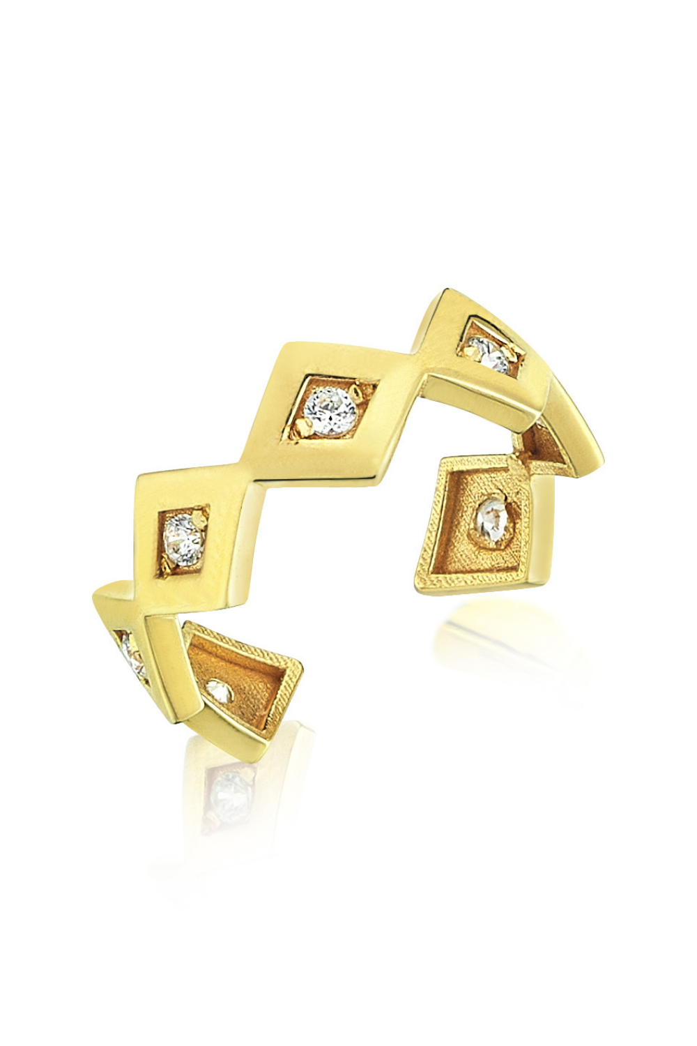 Odda75-Altın Kaplama 925 Ayar Gümüş İrini Yüzük-Yüzük-1-Milagron.com