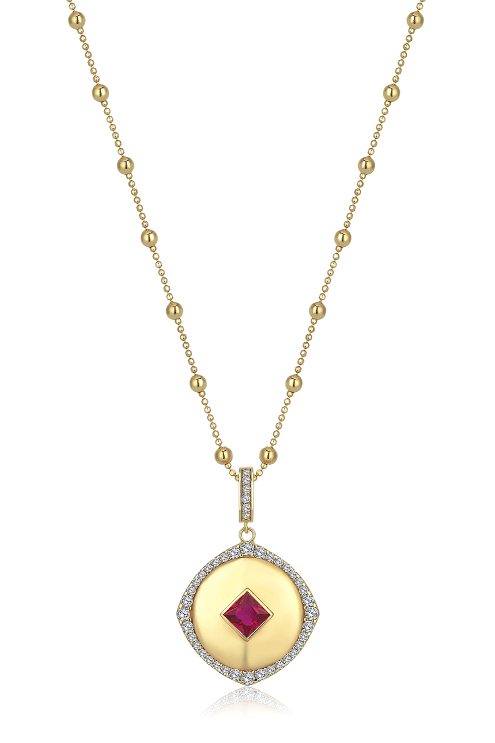 Odda75-Altın Kaplama 925 Ayar Gümüş Sophia Kolye-Kolye-1-Milagron.com