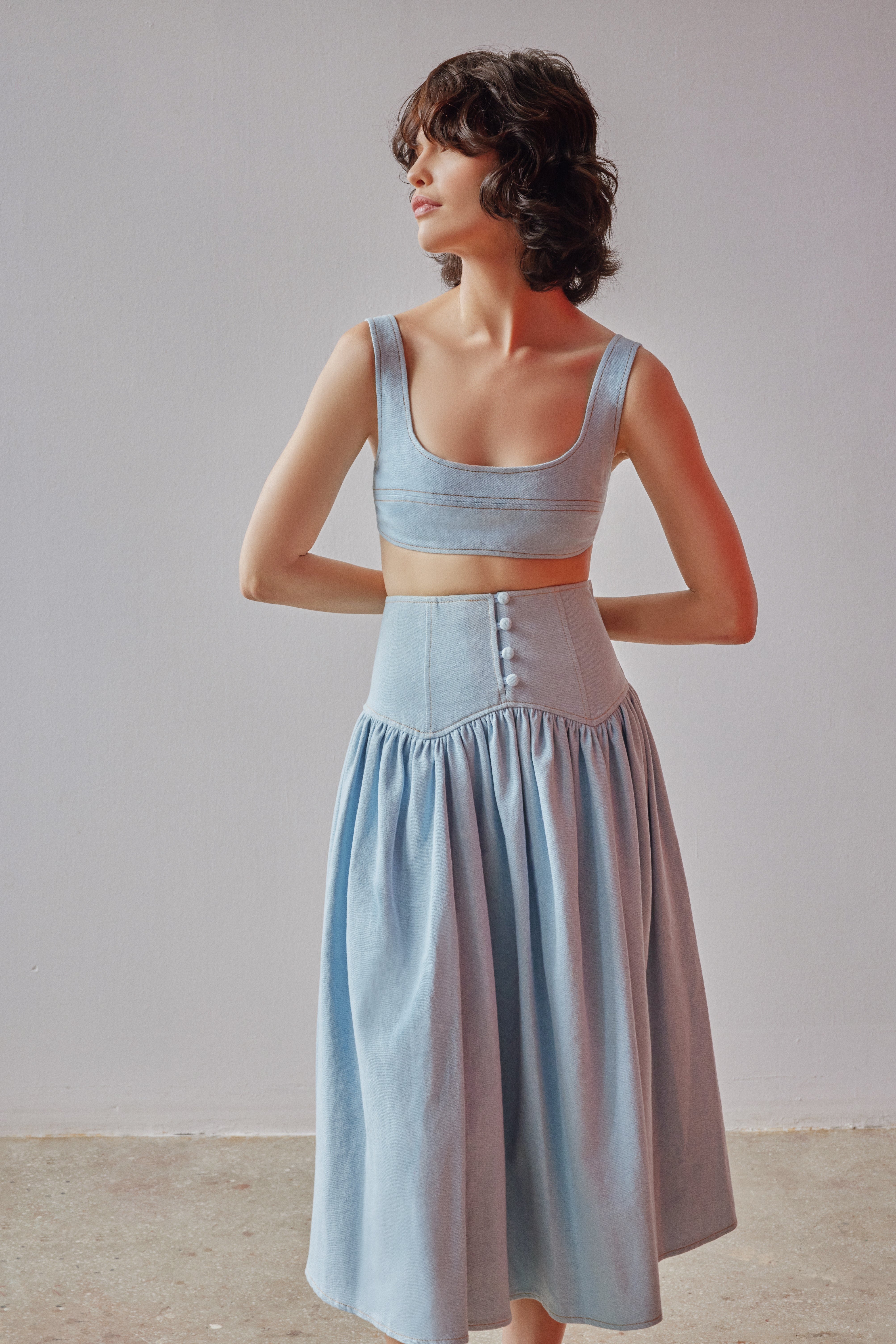 Oh Seven Days-Abby Bralette Light Blue-4-Milagron.com