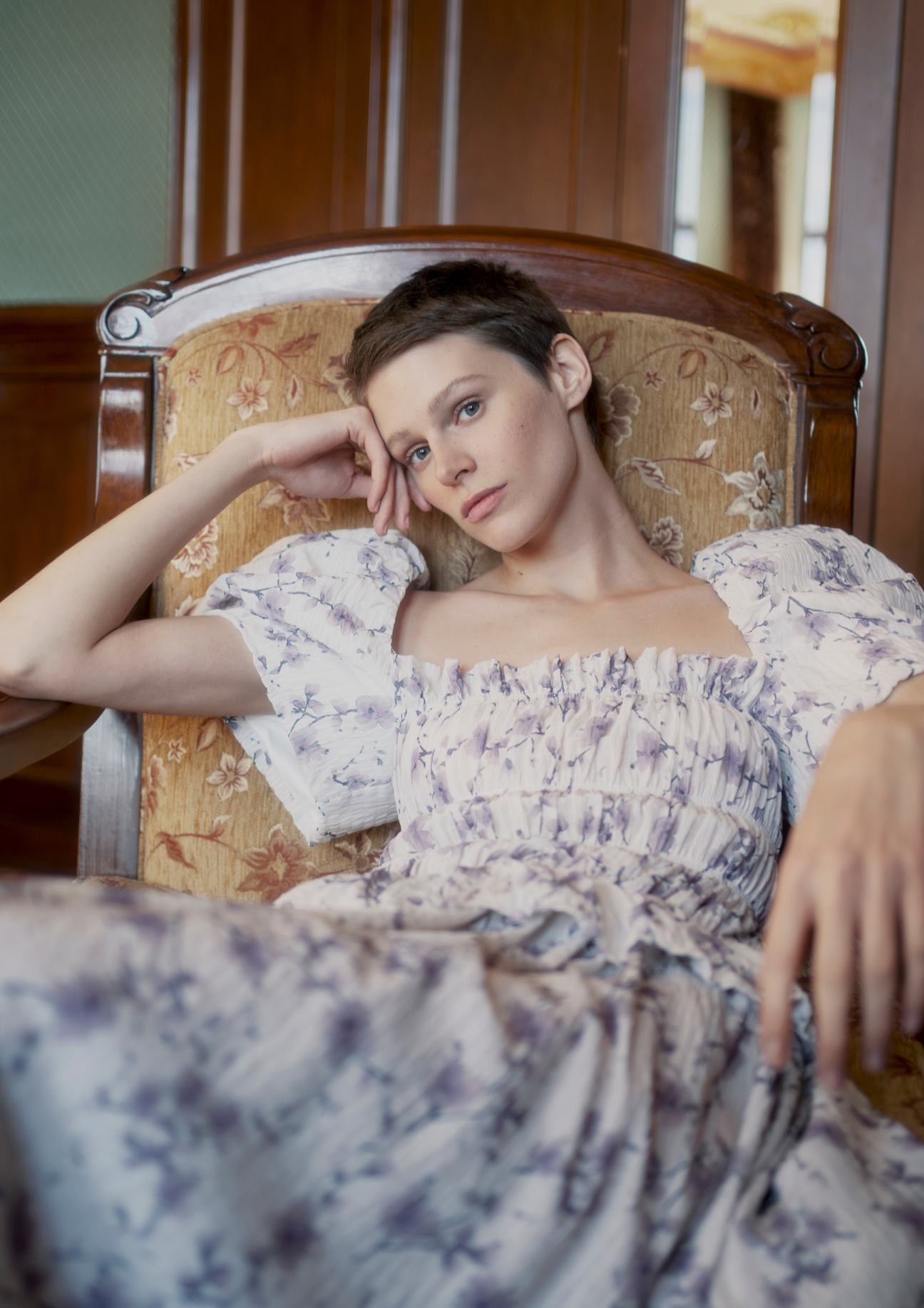 Oh Seven Days-Belle Dress Flower Print-Dresses-2-Milagron.com