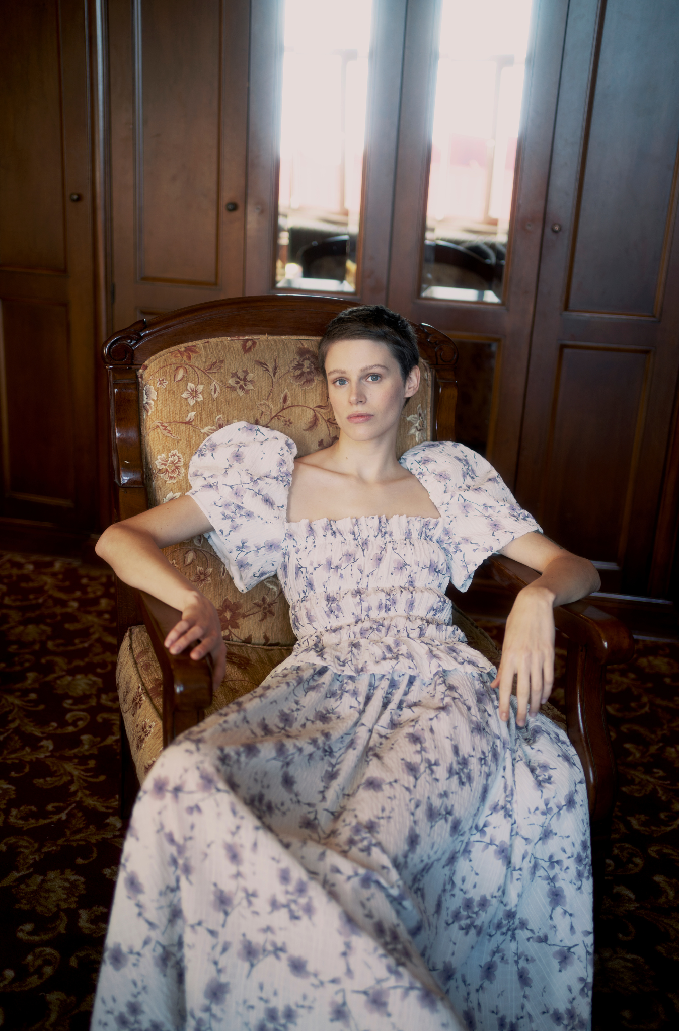 Oh Seven Days-Belle Dress Flower Print-Dresses-4-Milagron.com