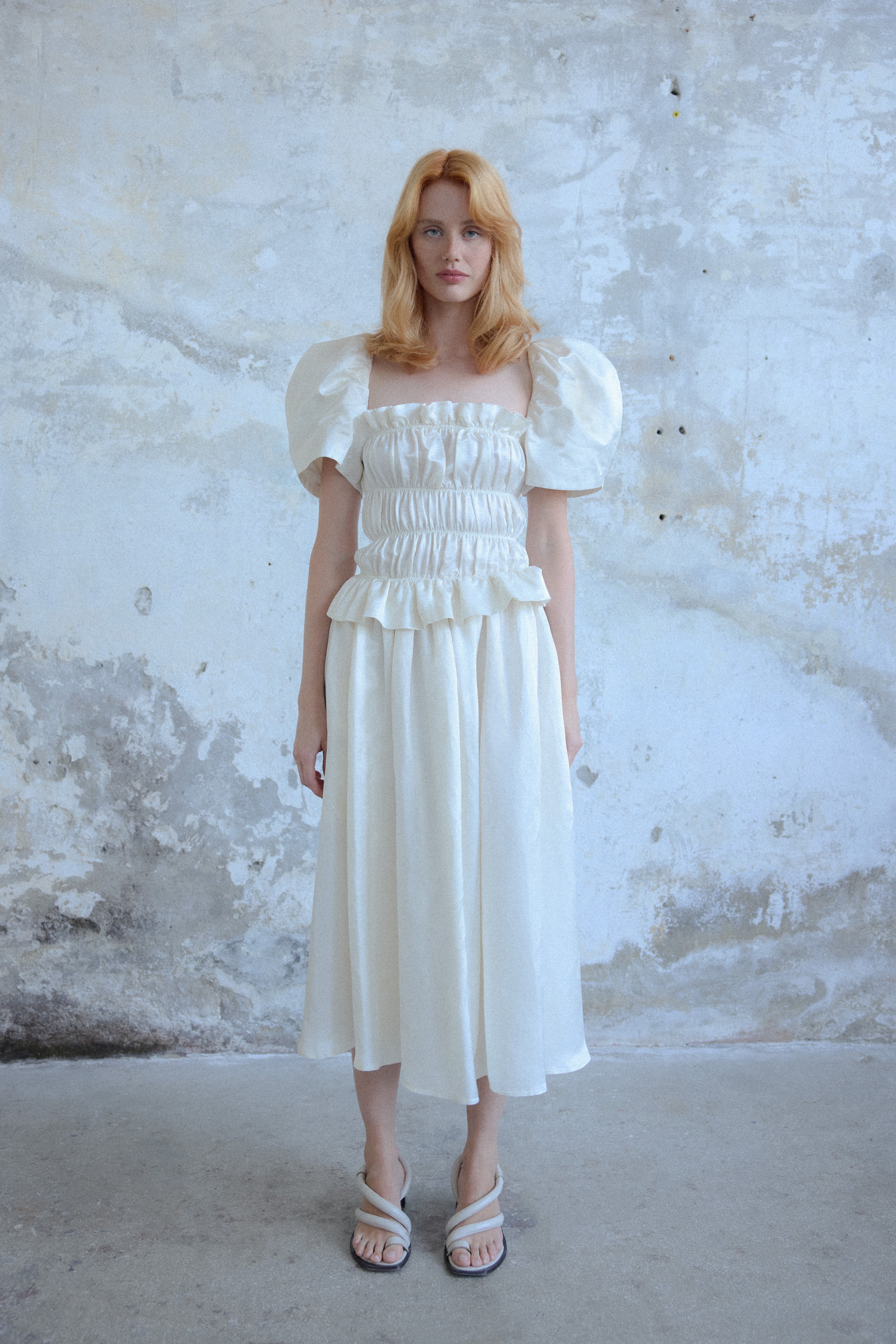 Belle Dress - White