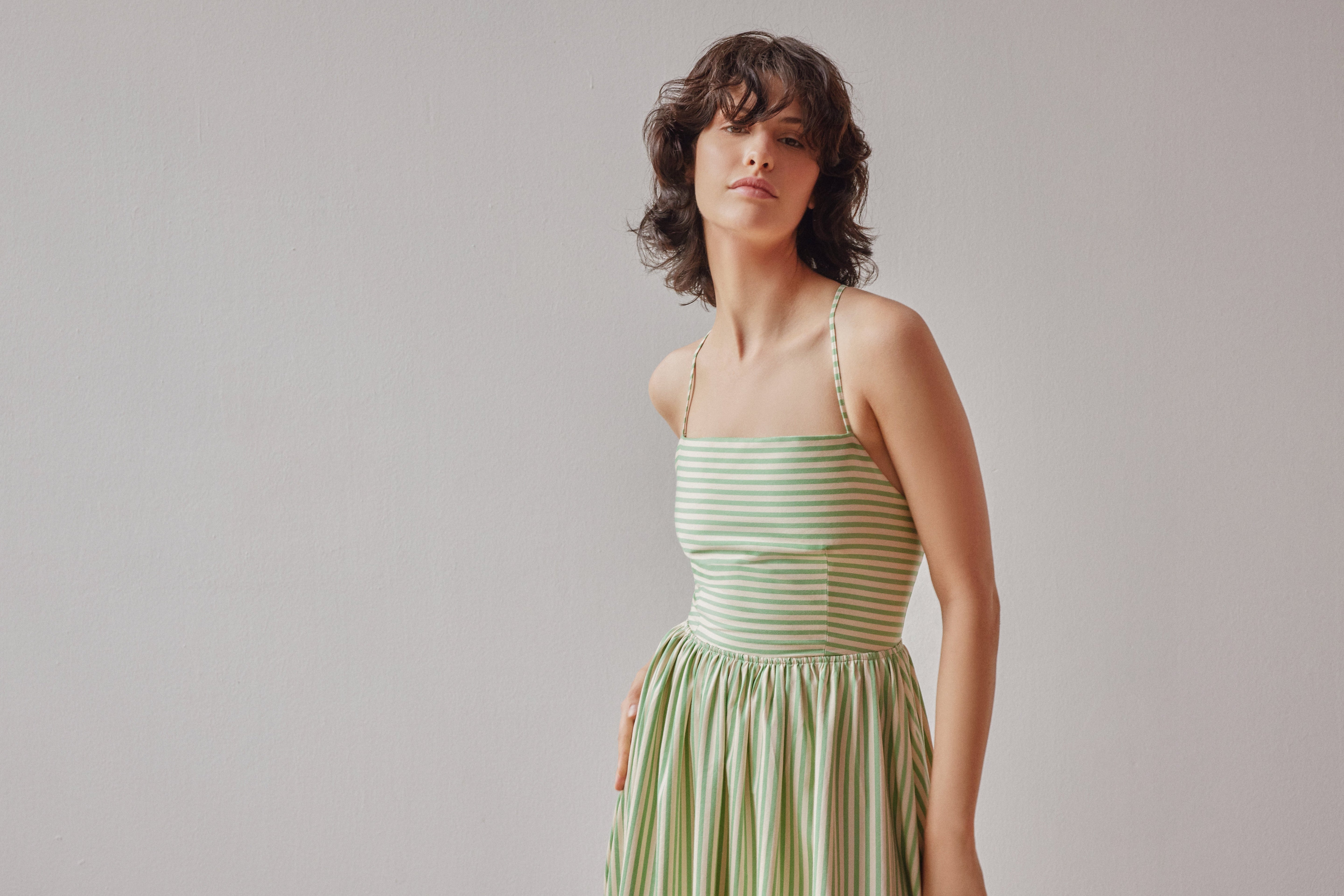 Oh Seven Days-Beth Dress Green-3-Milagron.com