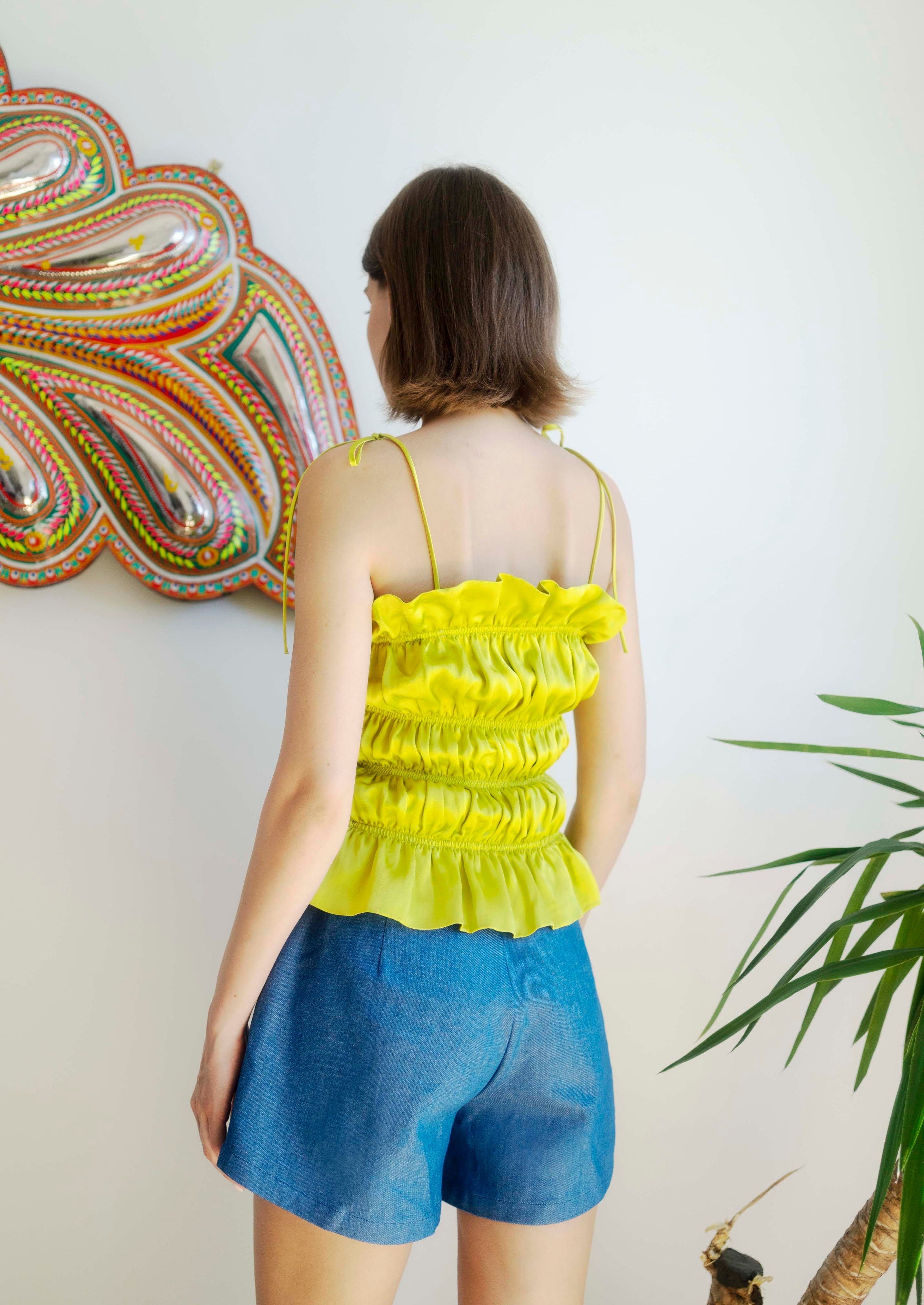 Oh Seven Days-Crinkle Top-Top-6-Milagron.com