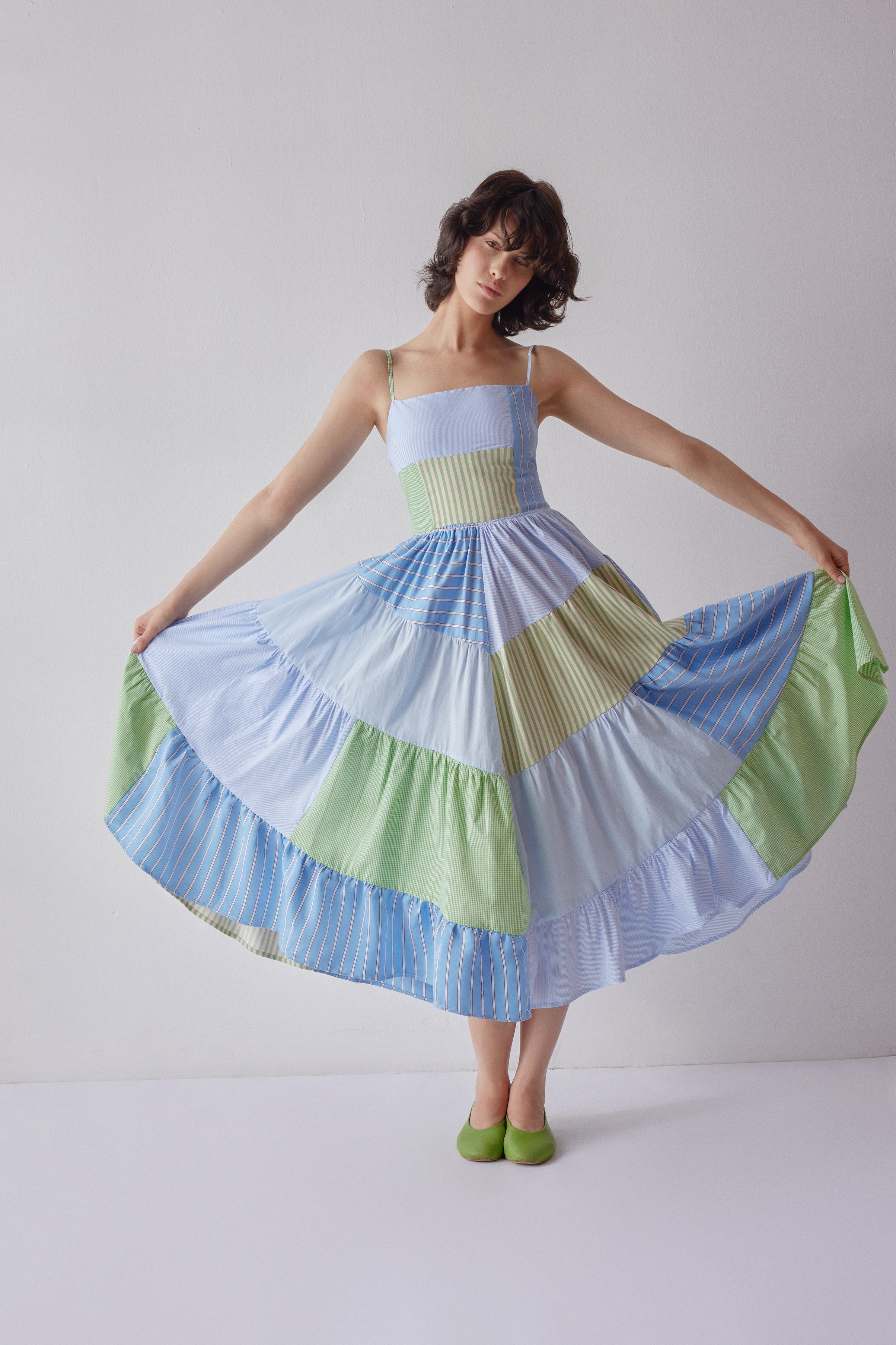 Oh Seven Days-Darcy Dress Blue-3-Milagron.com