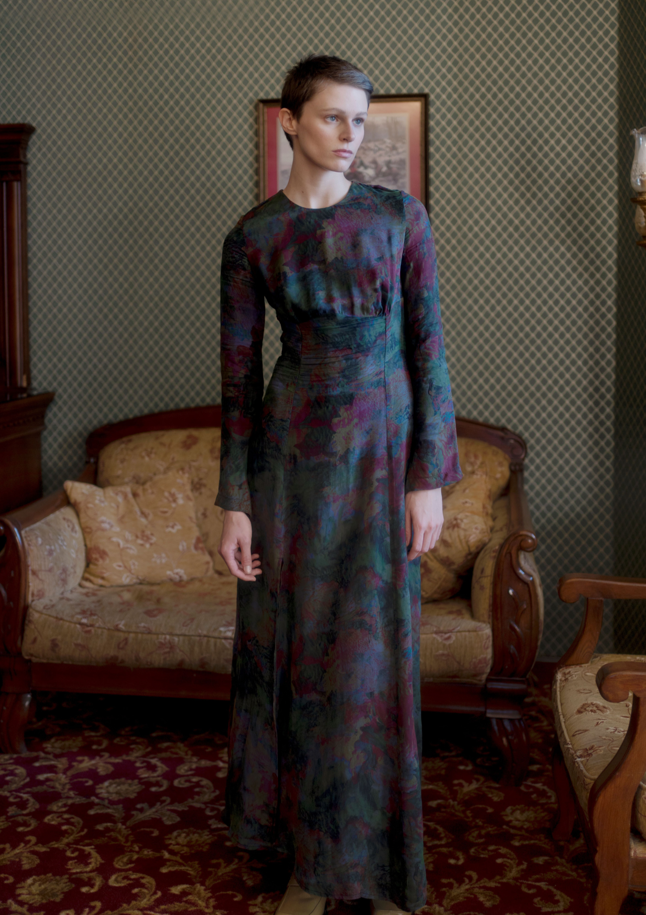 Oh Seven Days-Desiree Dress Swirl Print-Dresses-2-Milagron.com