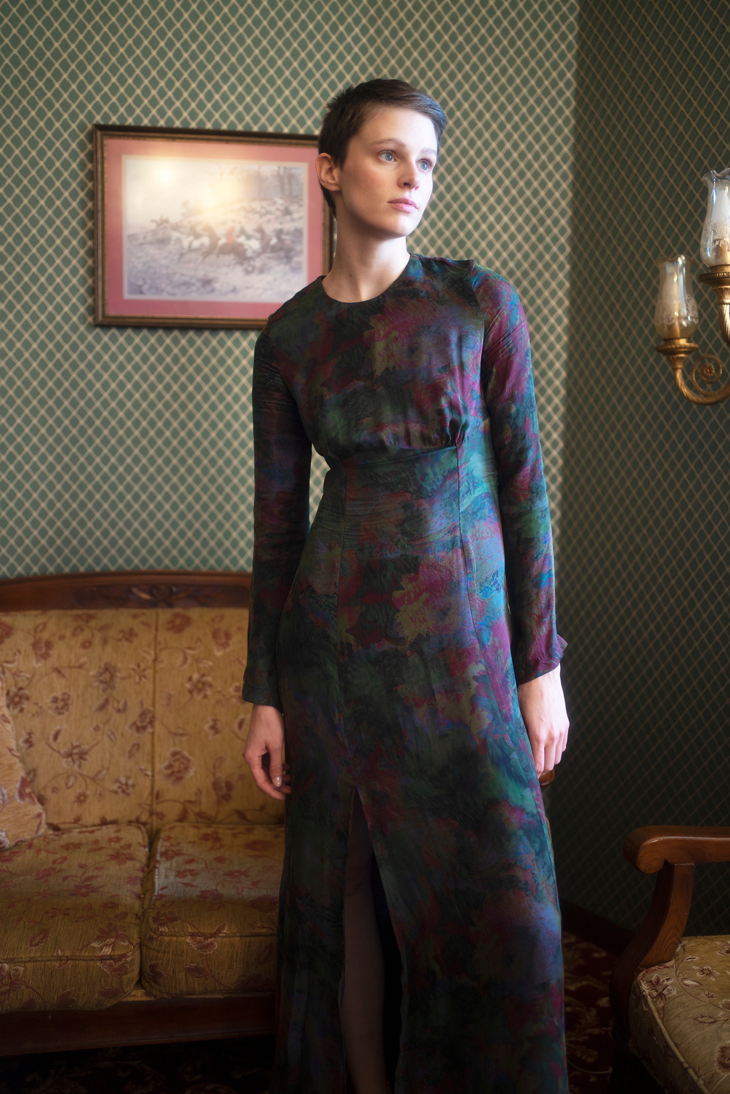 Oh Seven Days-Desiree Dress Swirl Print-Dresses-6-Milagron.com