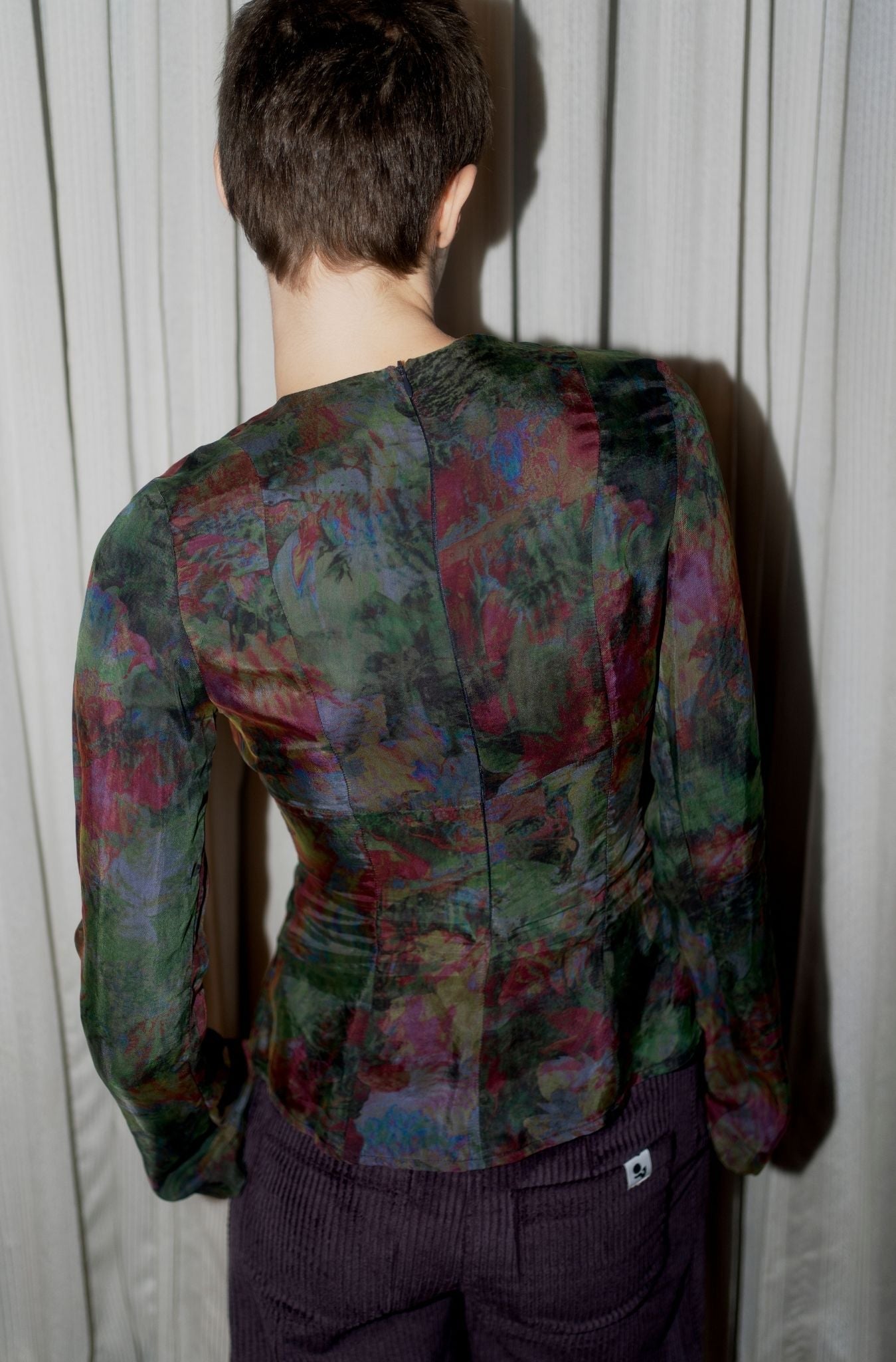 Desiree Top - Swirl Print