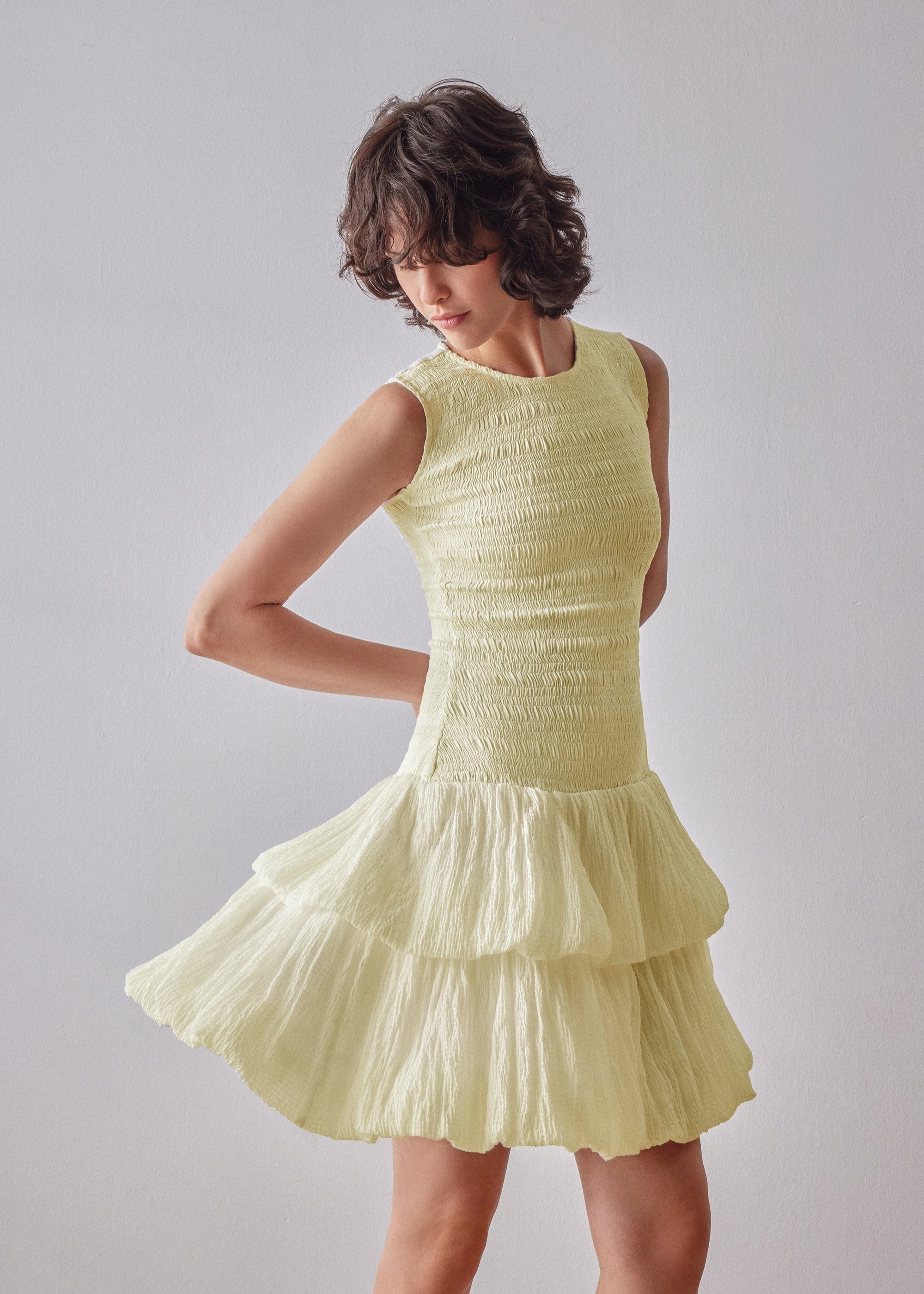 Oh Seven Days-Emilia Dress Yellow-1-Milagron.com