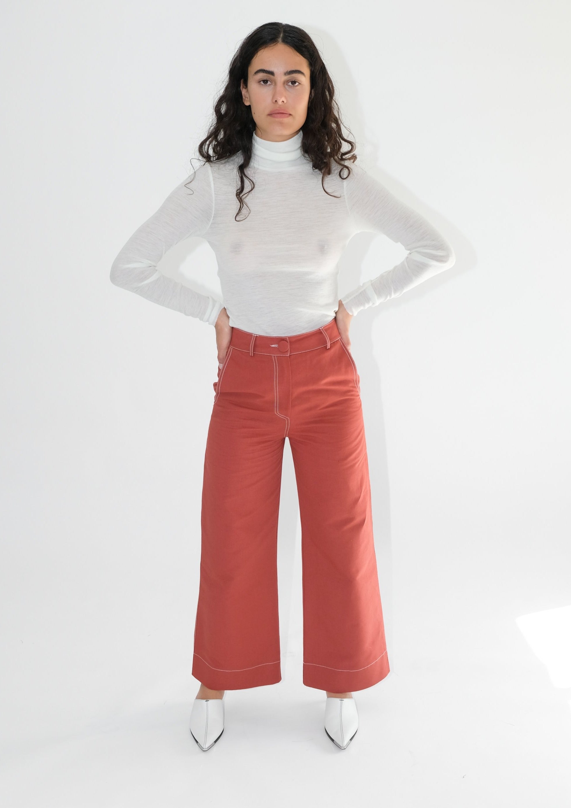 High Kick Trousers (Redwood)