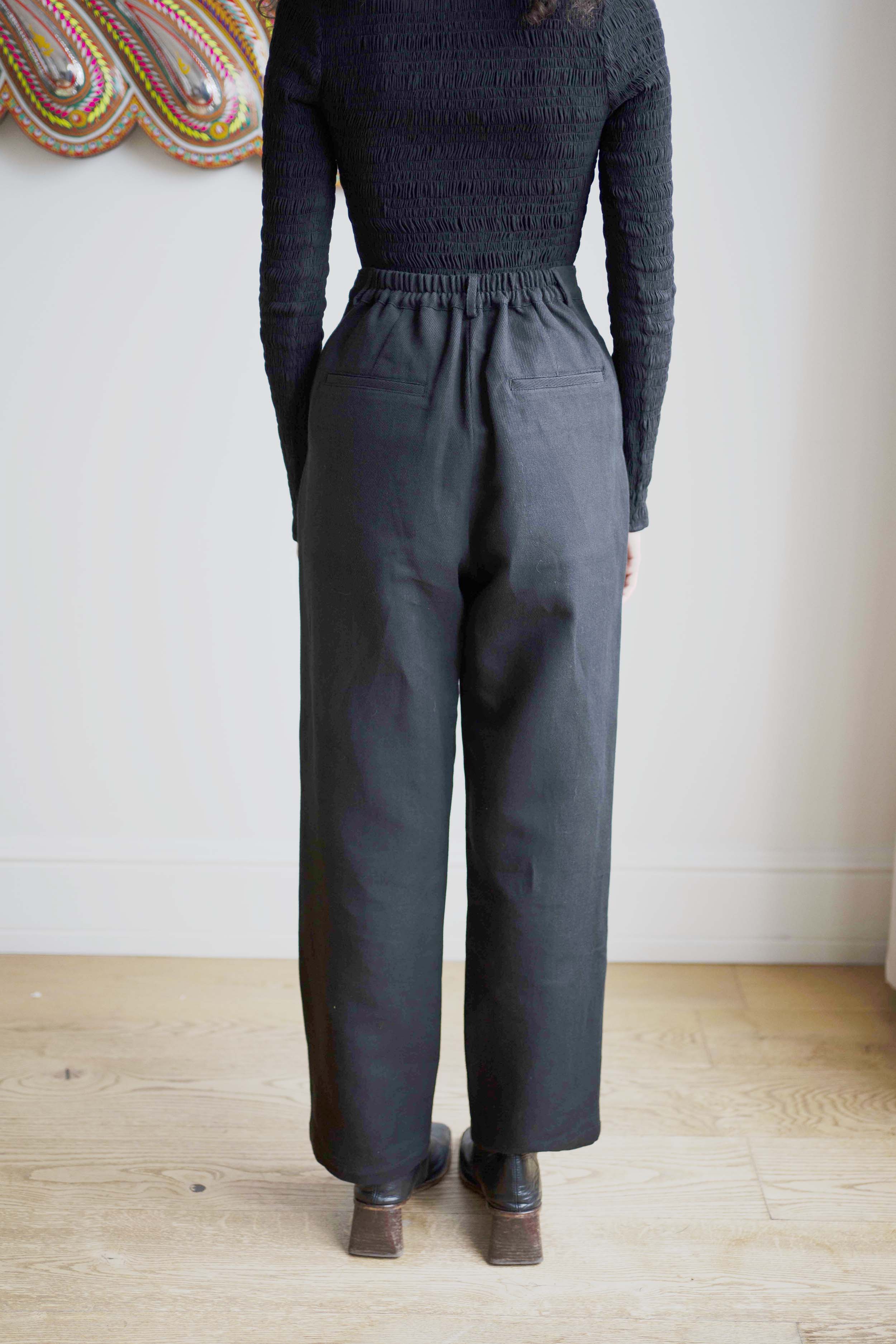 Oh Seven Days-Idil Trousers Black-5-Milagron.com