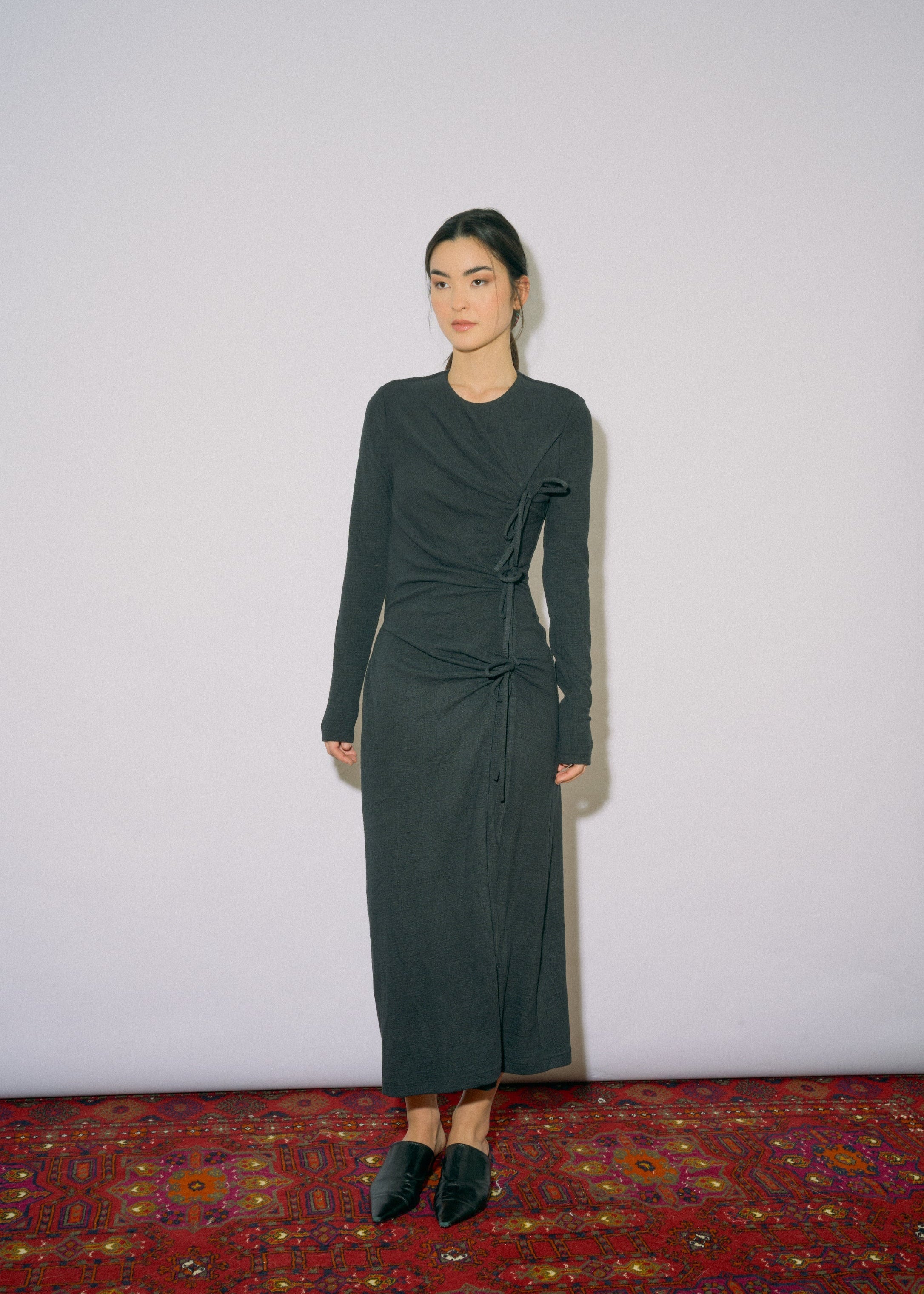 Oh Seven Days-Margaret Dress Black-1-Milagron.com