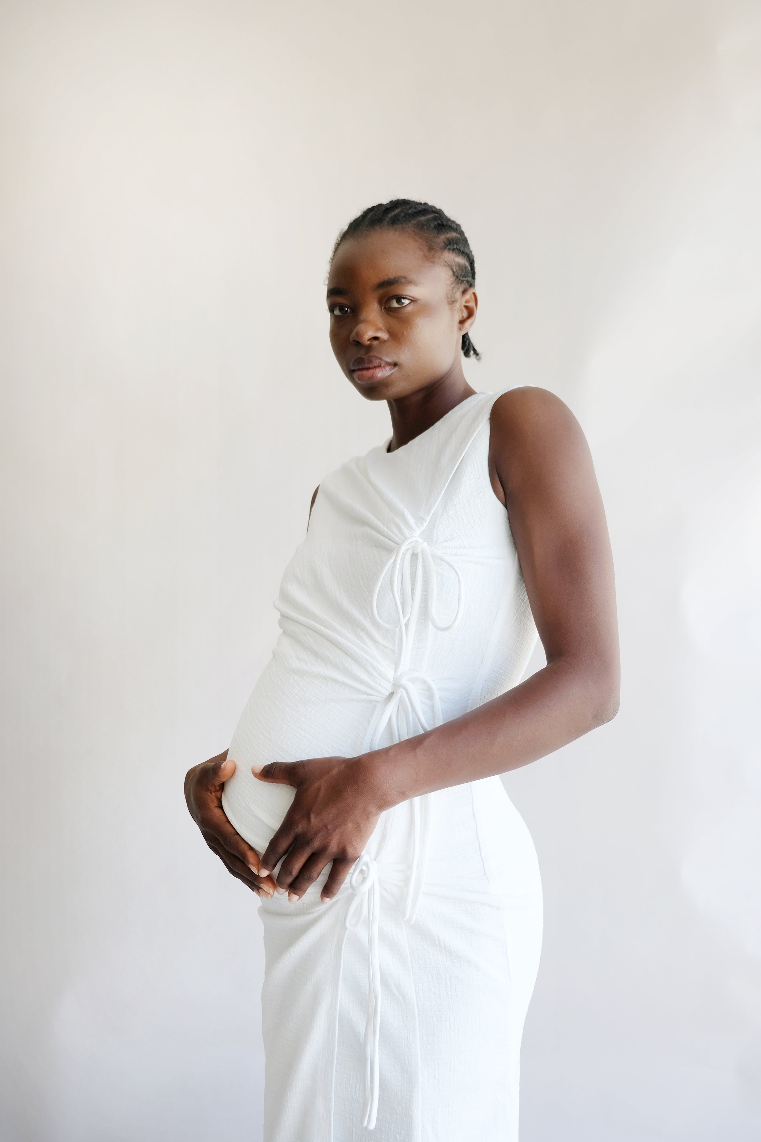 Oh Seven Days-Margaret Tie Midi Dress-10-Milagron.com